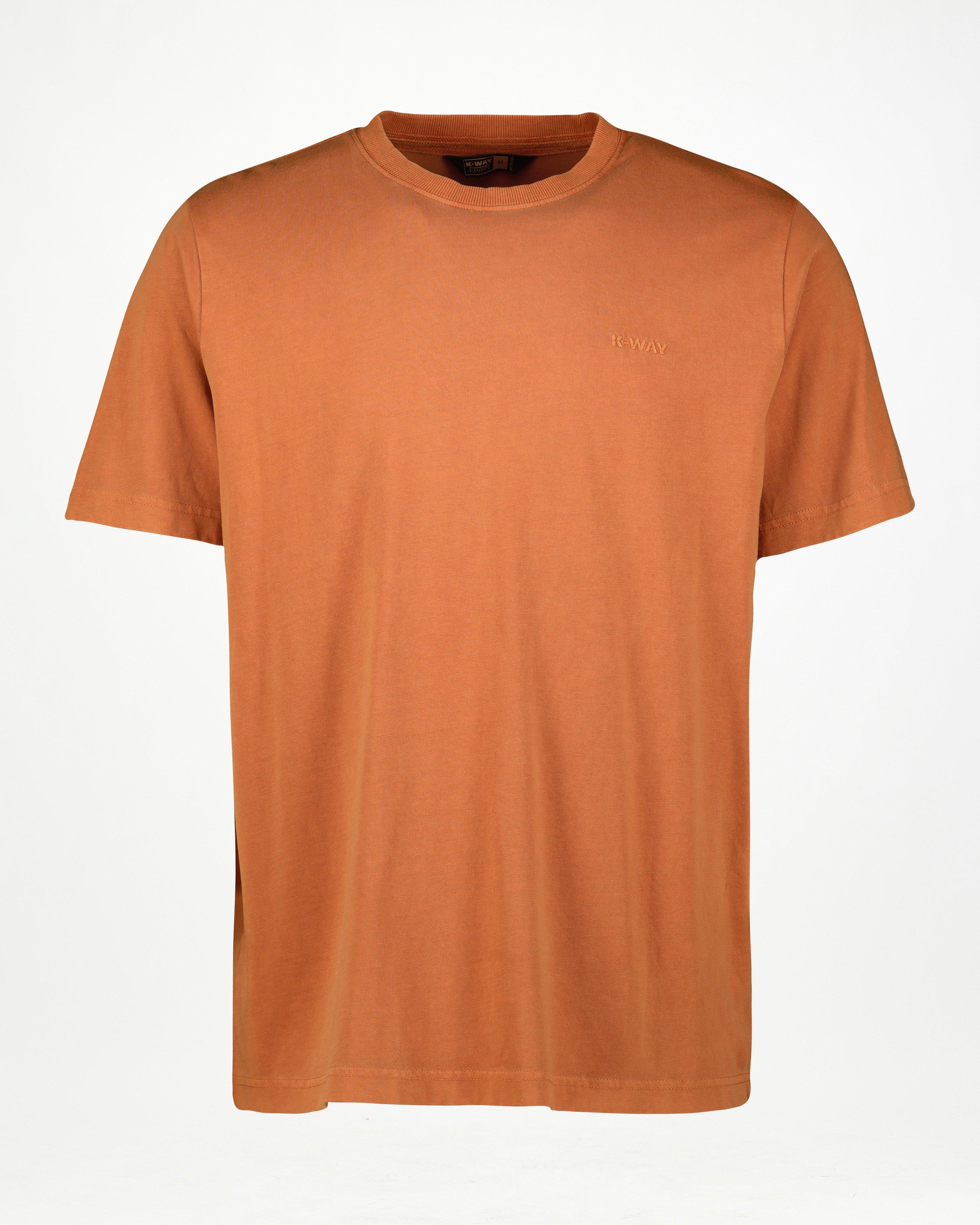 K-Way Elements Men’s Washed Workwear T-shirt -  Orange