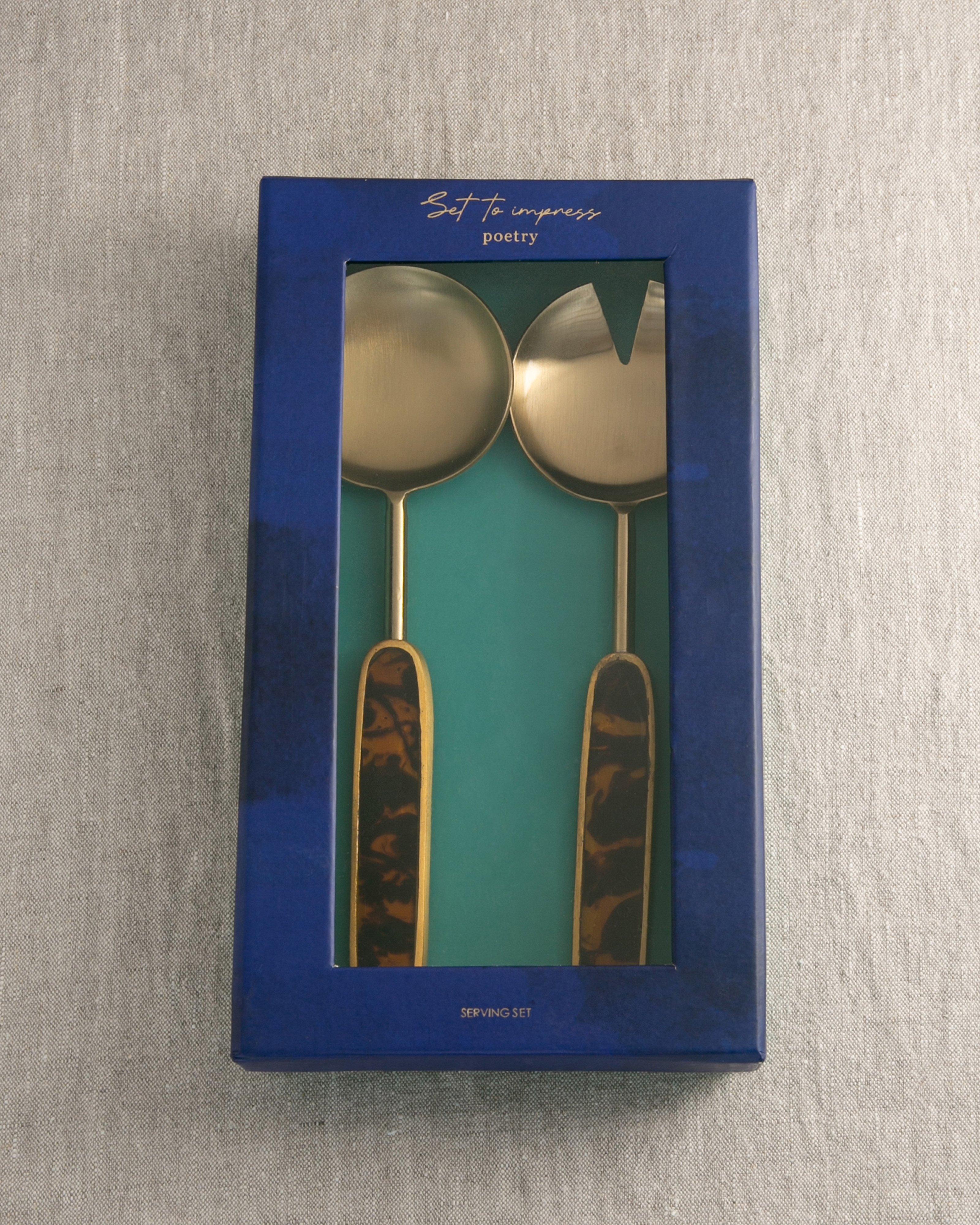 Tortoise Server Set -  Gold