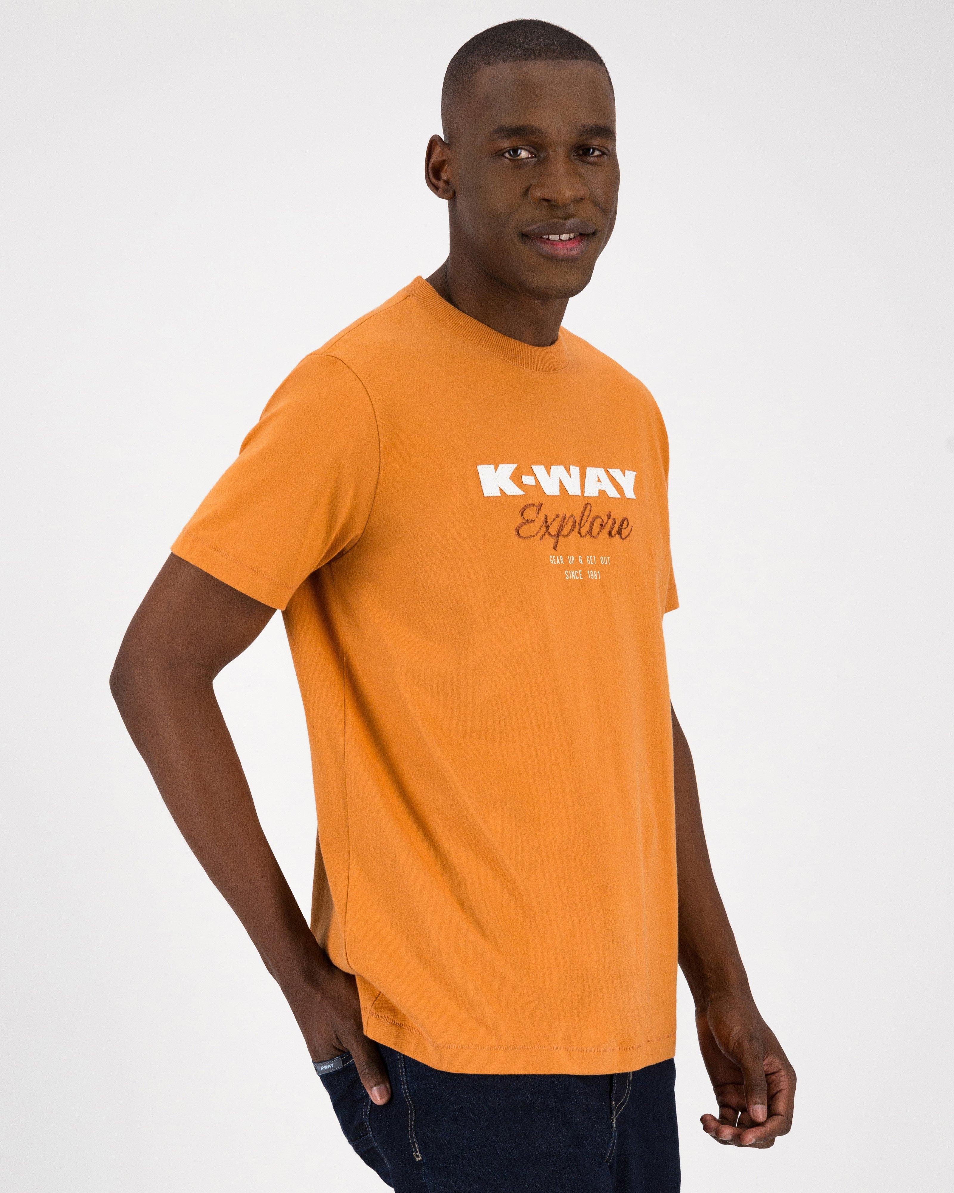 K-Way Elements Men’s Authentic Heritage T-shirt -  Rust