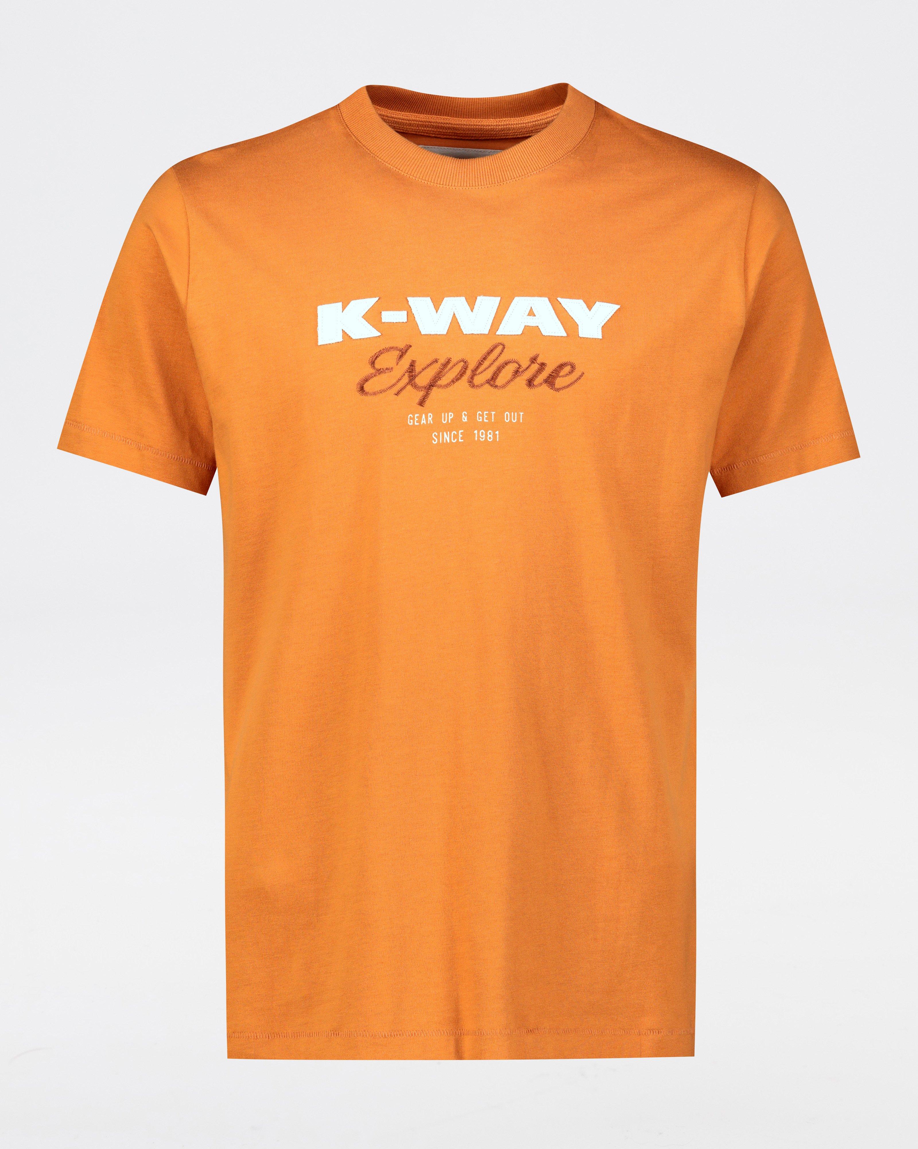 K-Way Elements Men’s Authentic Heritage T-shirt -  Rust