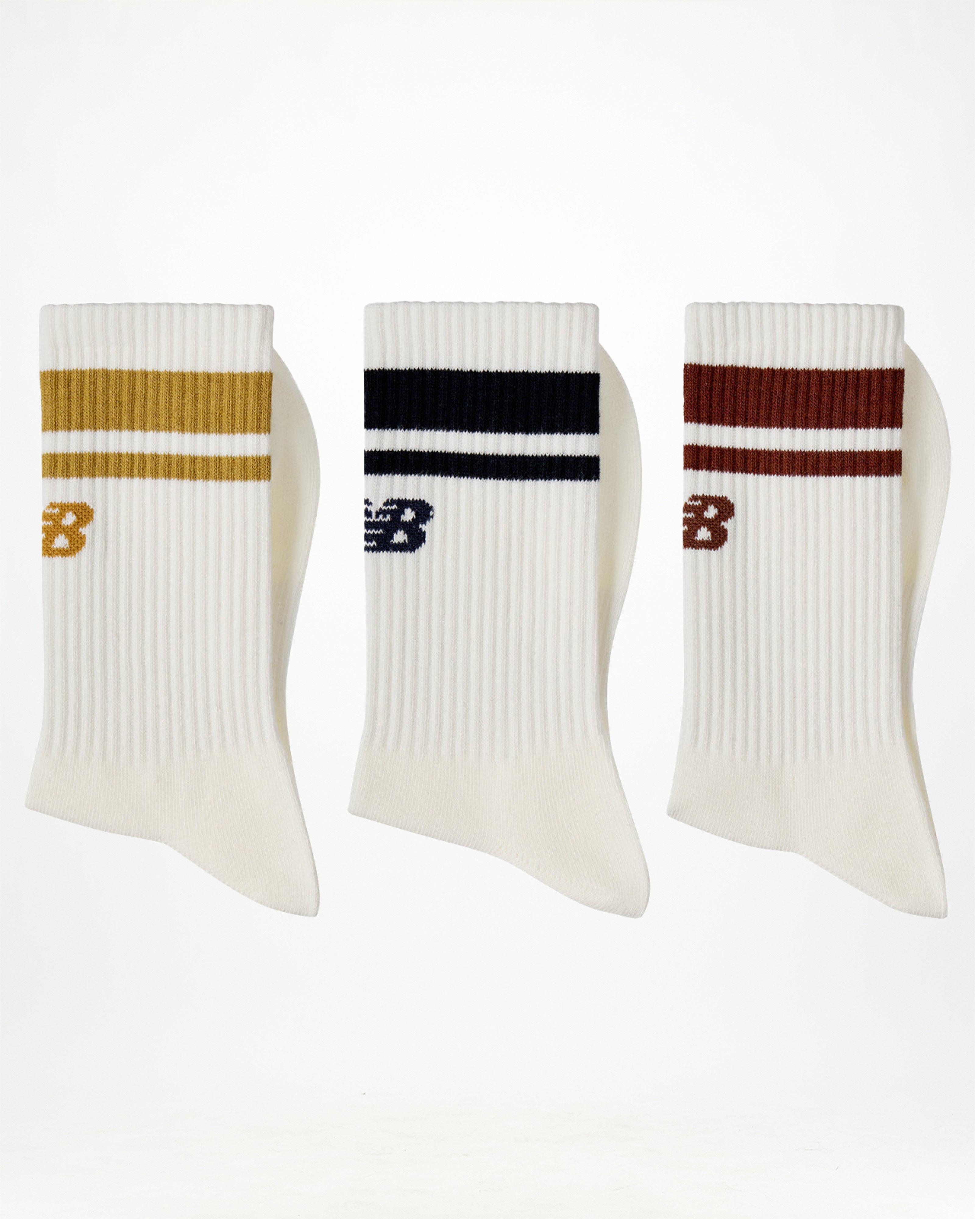 New Balance Sport Essentials Midcalf Socks – 3 Pack -  Milk