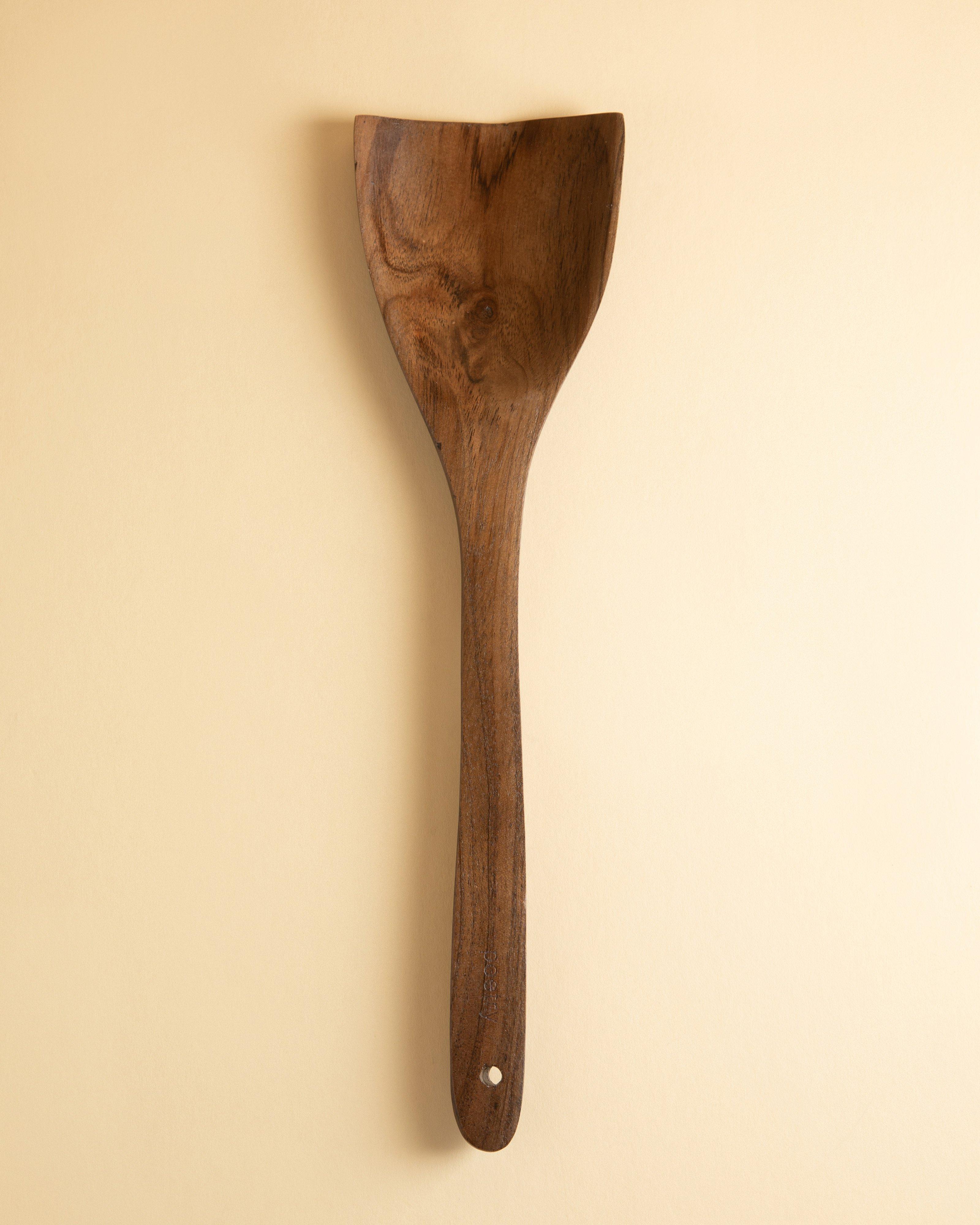 Wooden Rice Spoon -  Brown