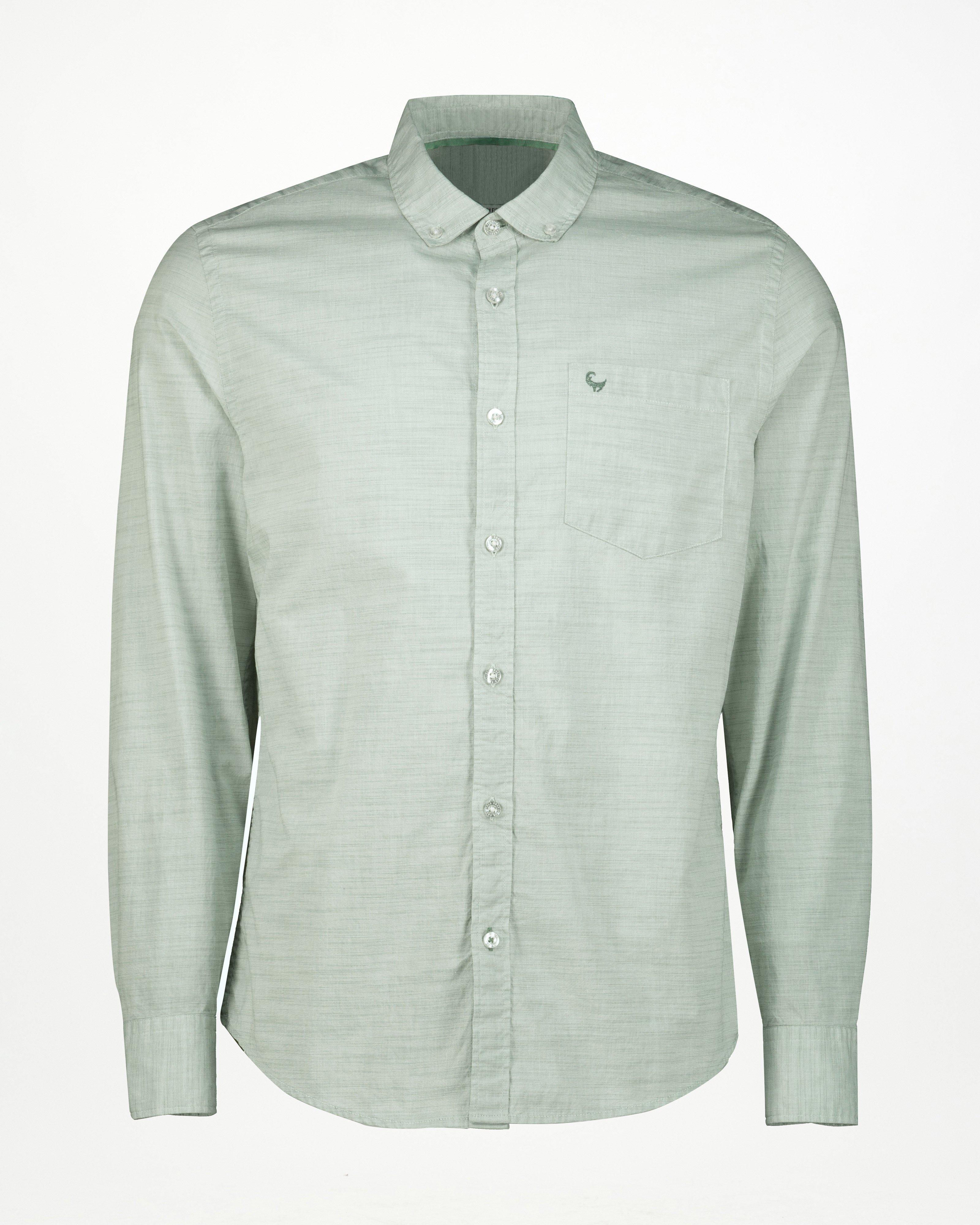 Men’s Tyler Textured Shirt  -  Green