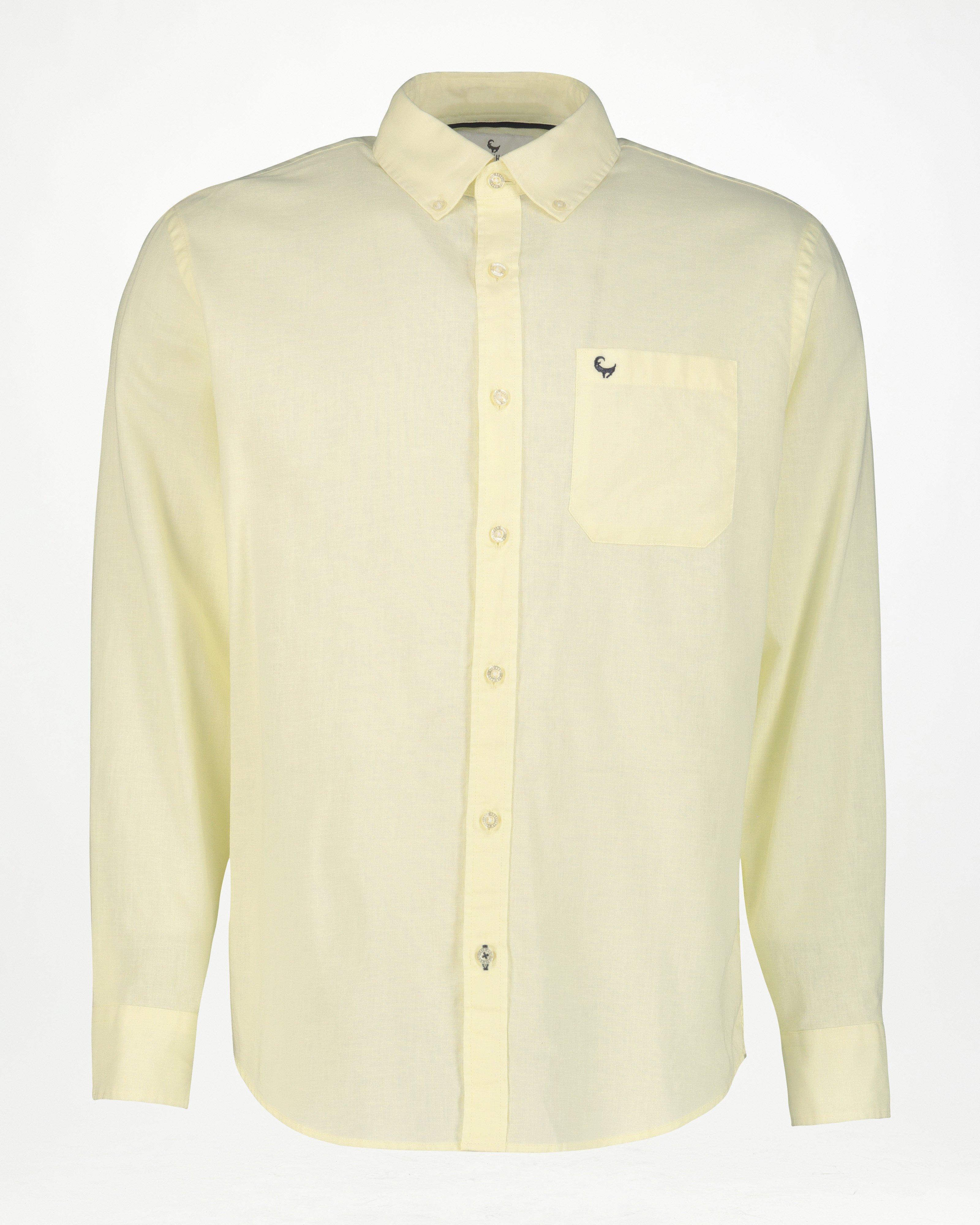 Men’s Presley Regular Fit Shirt  -  Yellow