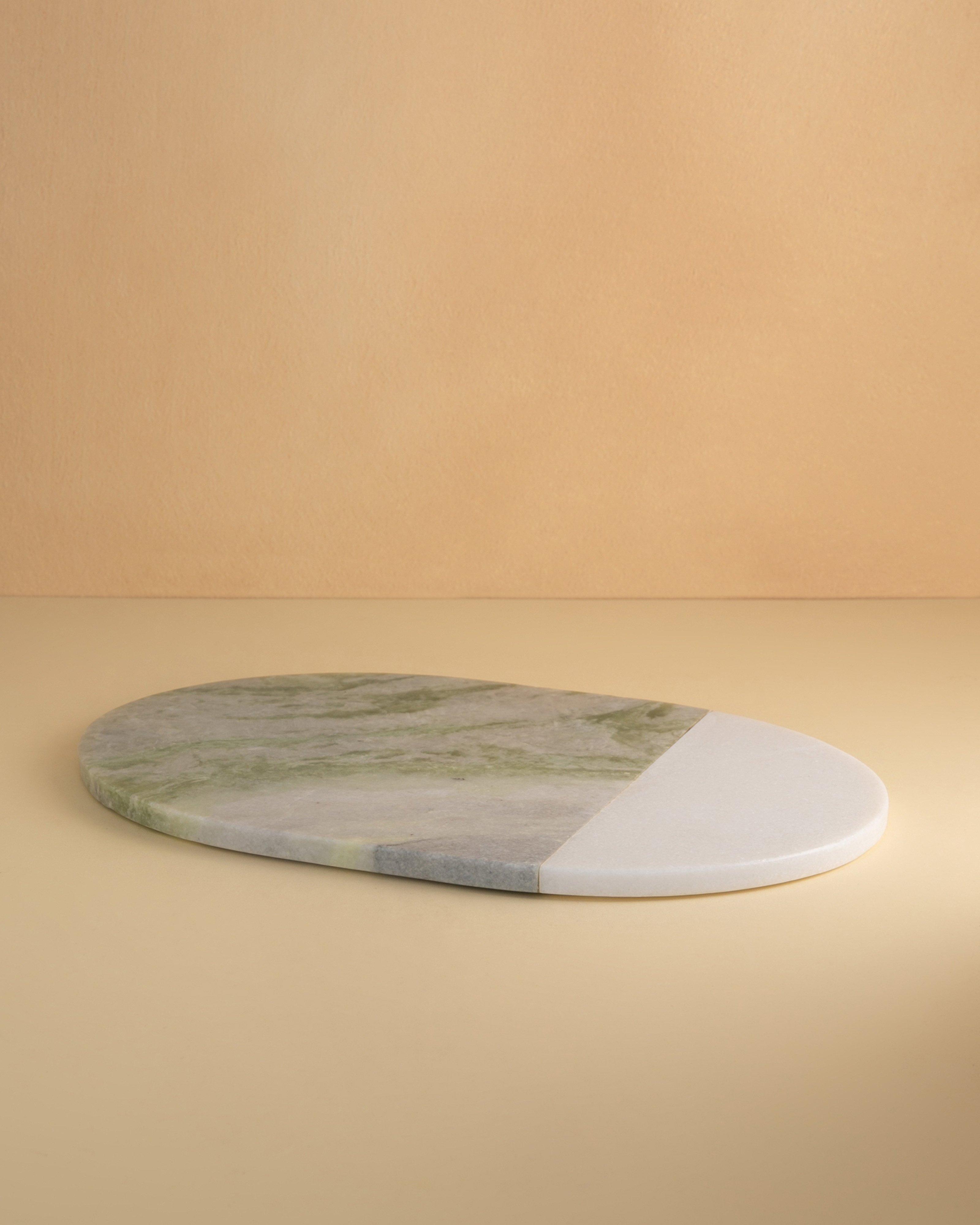 Combo Marble Pill Board -  Green
