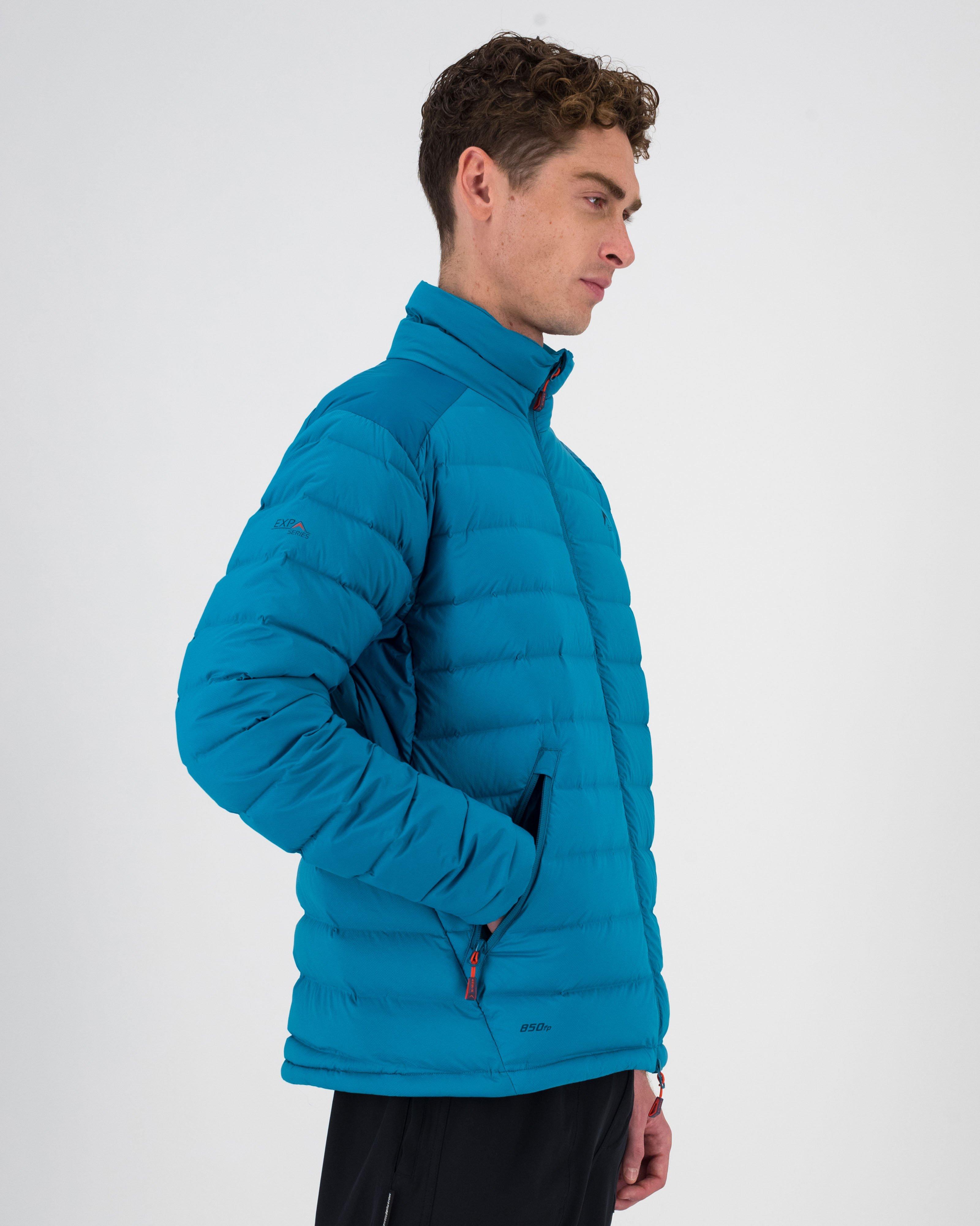 K-Way Expedition Men’s Denali Down Puffer Jacket  -  Teal