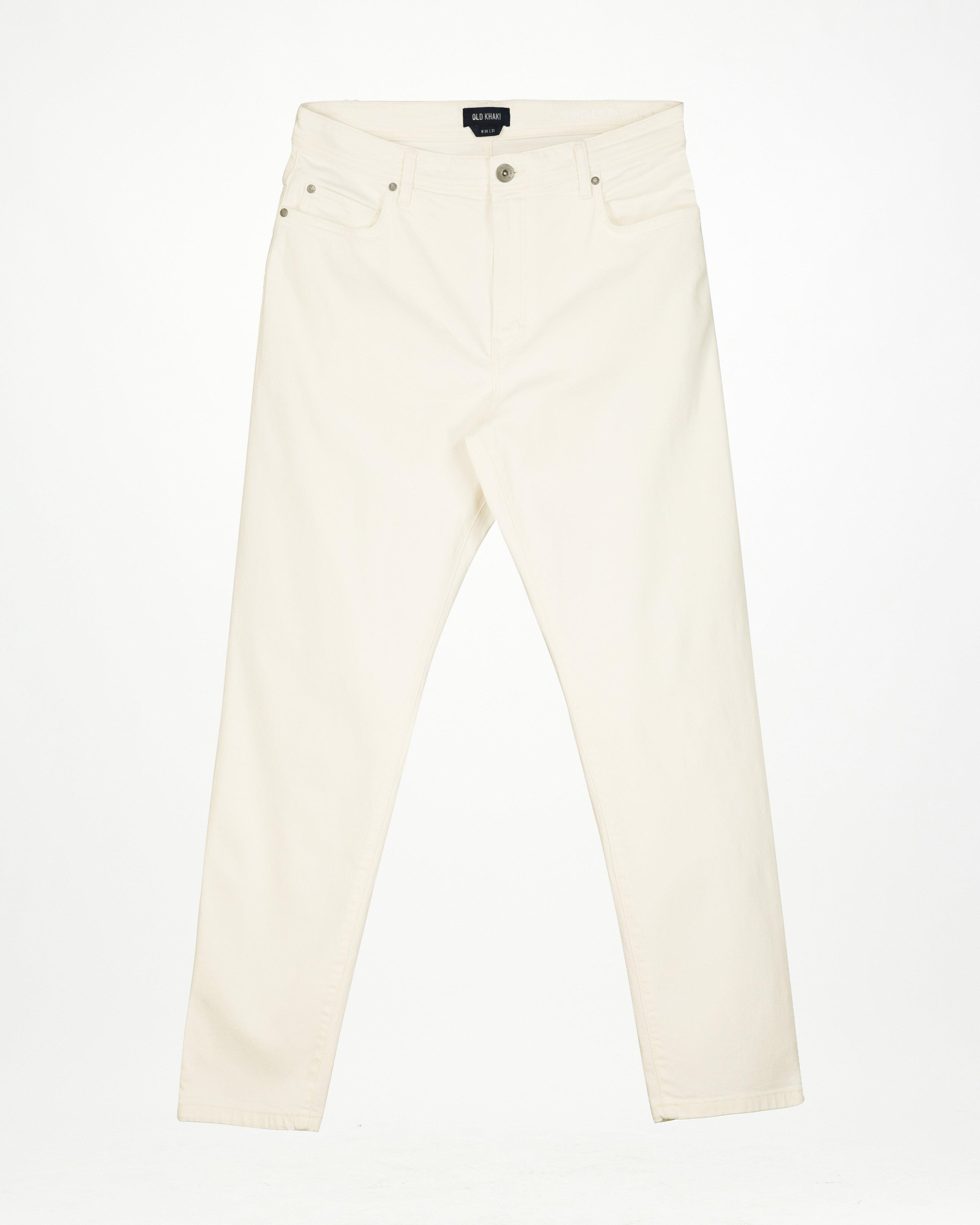  Men’s Lincoln Ecru Denim  -  Cream