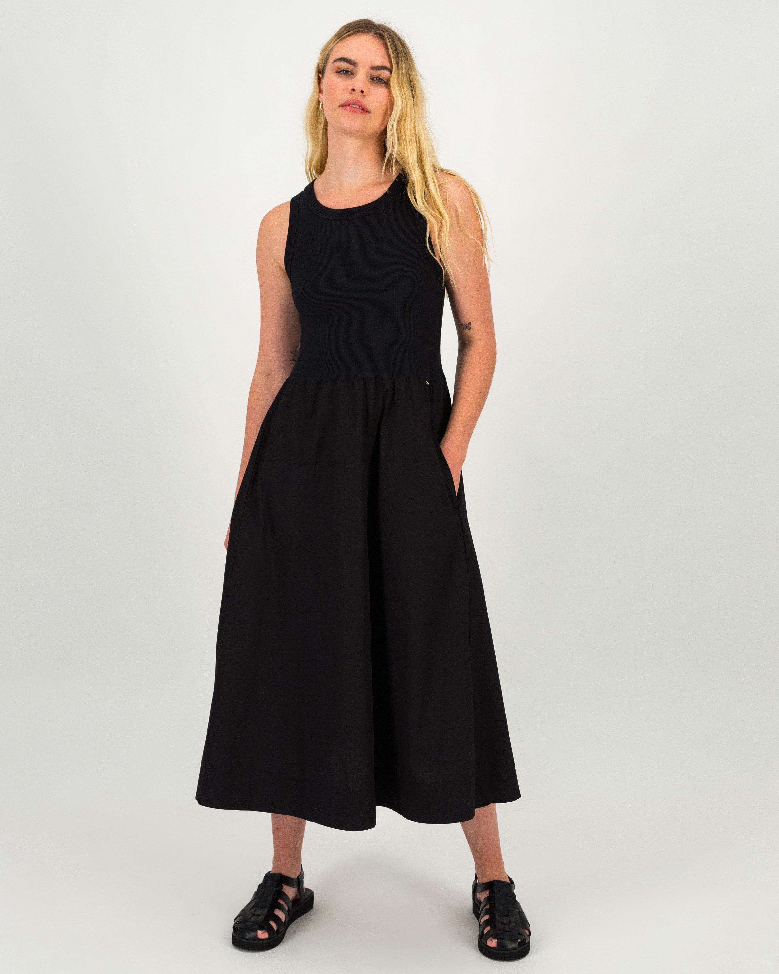 Women’s Kendra Knit Dress  -  Black