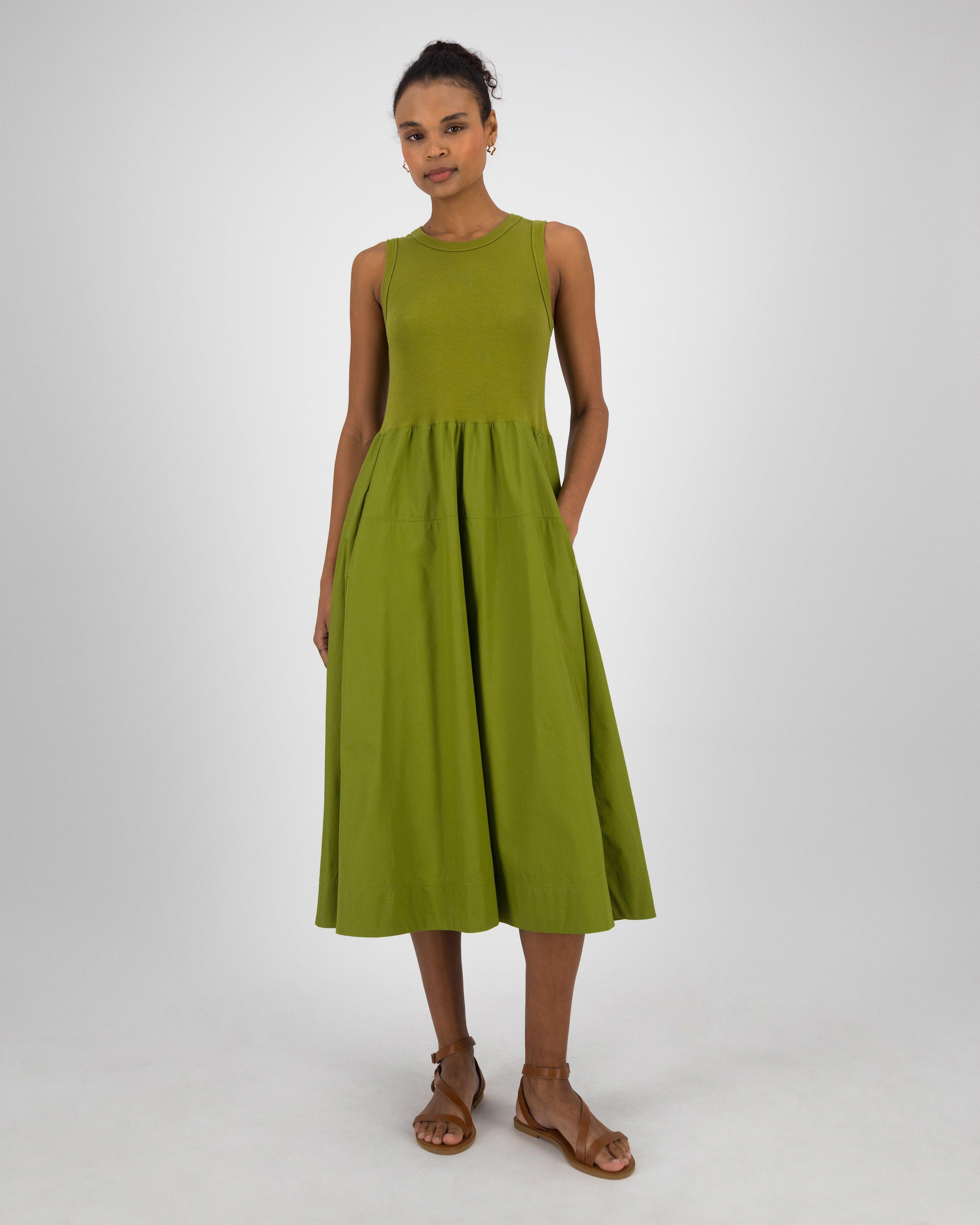 Women’s Kendra Knit Dress  -  Olive