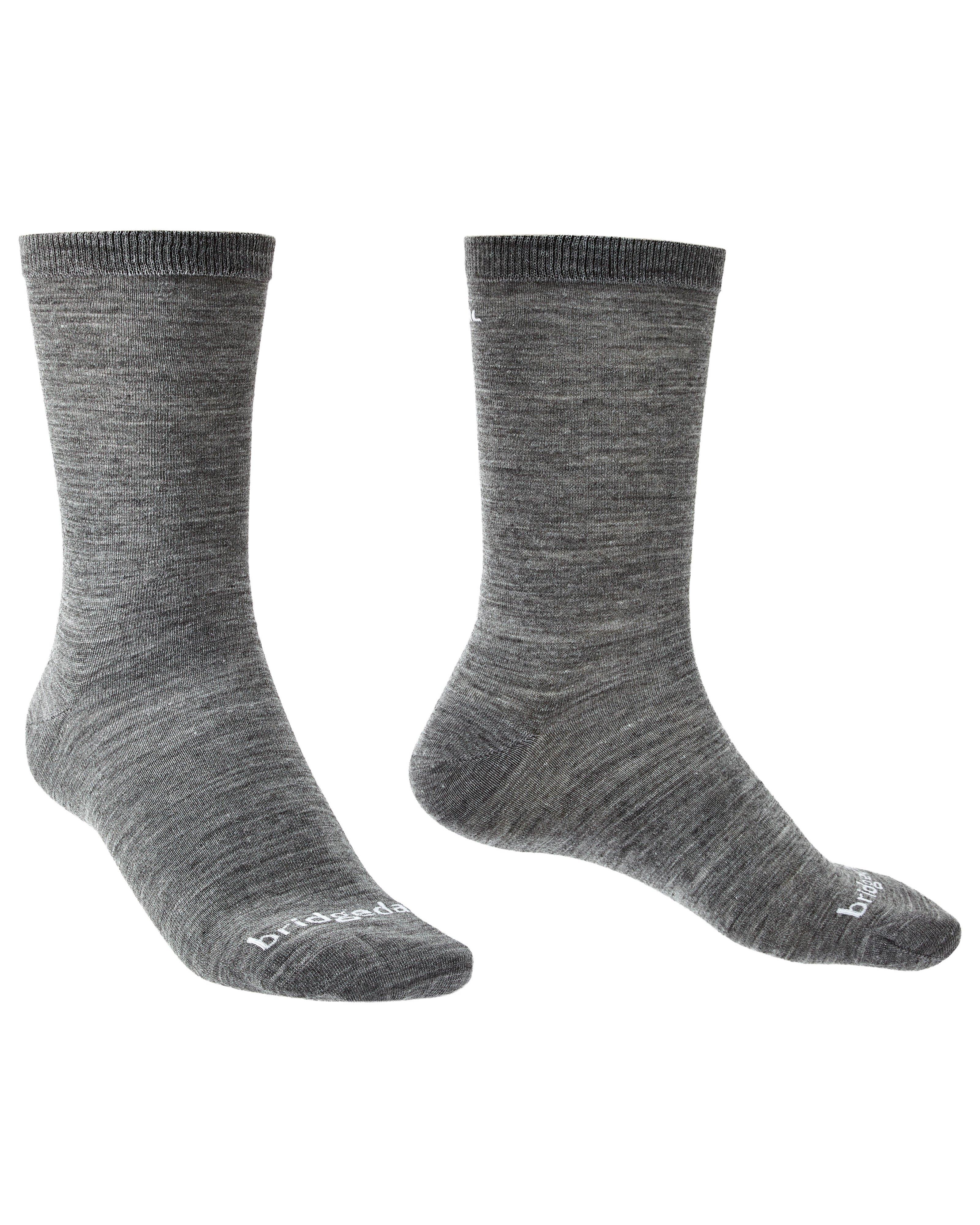 Bridgedale Liner Socks -  Grey