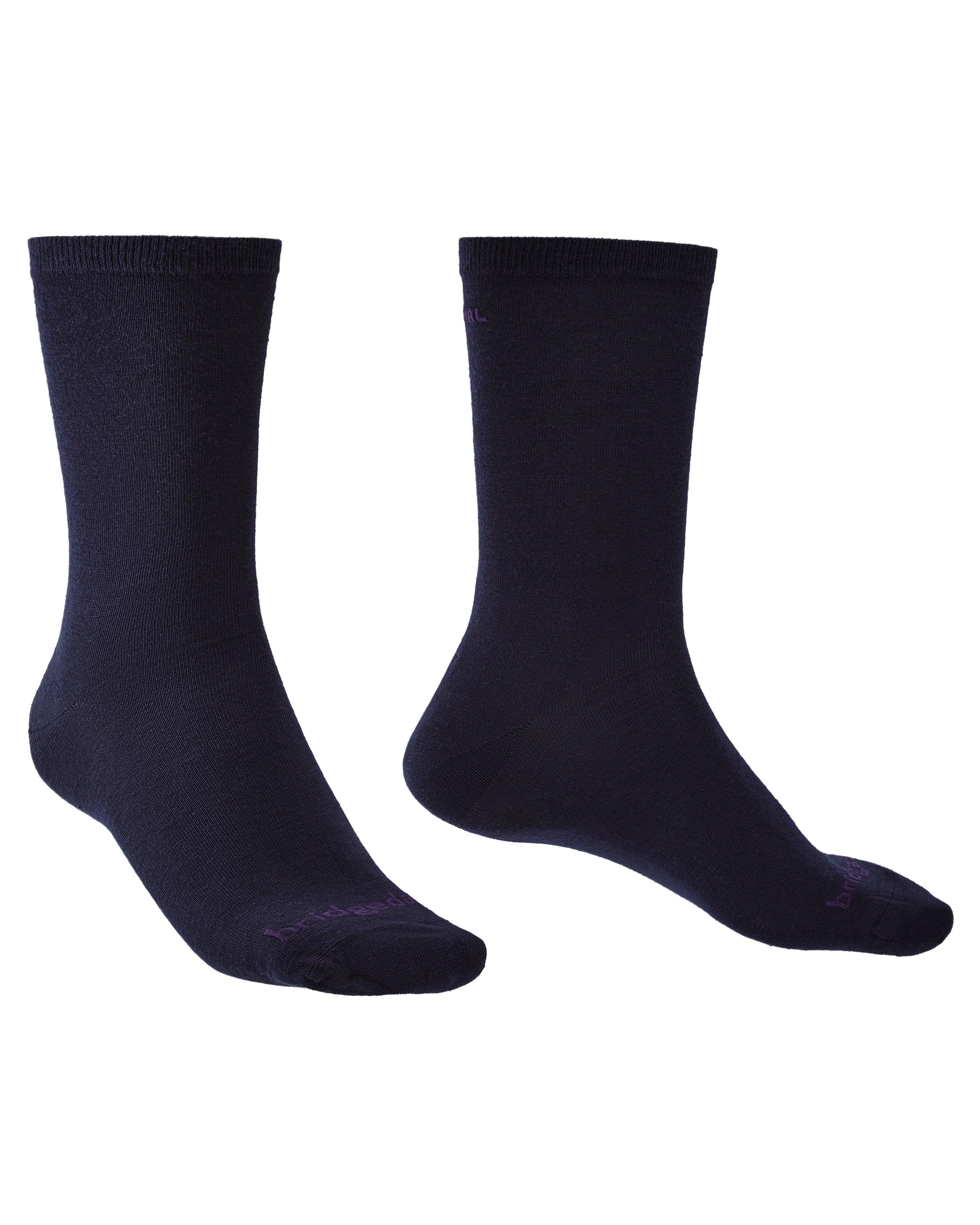 Bridgedale Liner Socks -  Navy