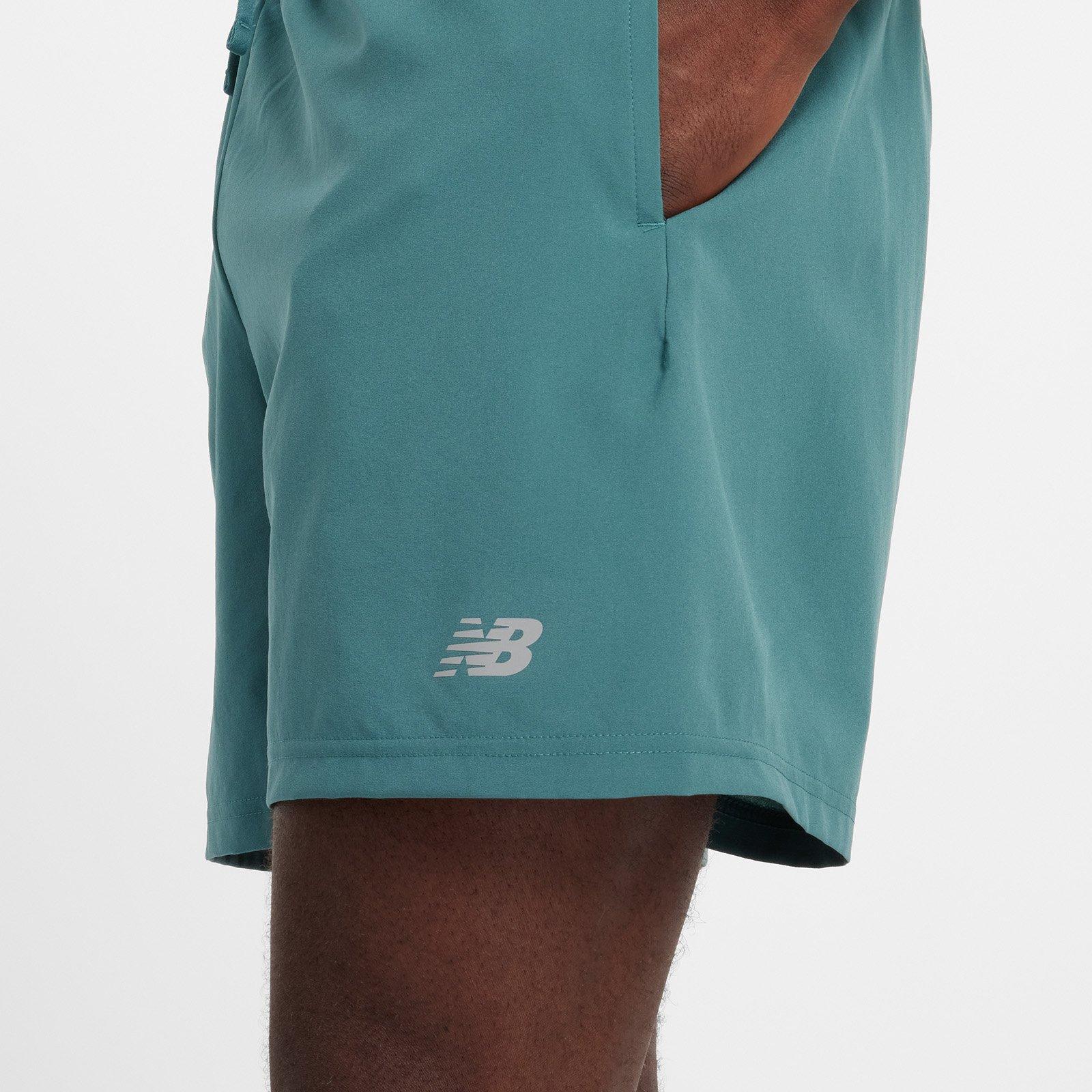 New Balance Men’s 5-Inch Shorts -  Dark Green