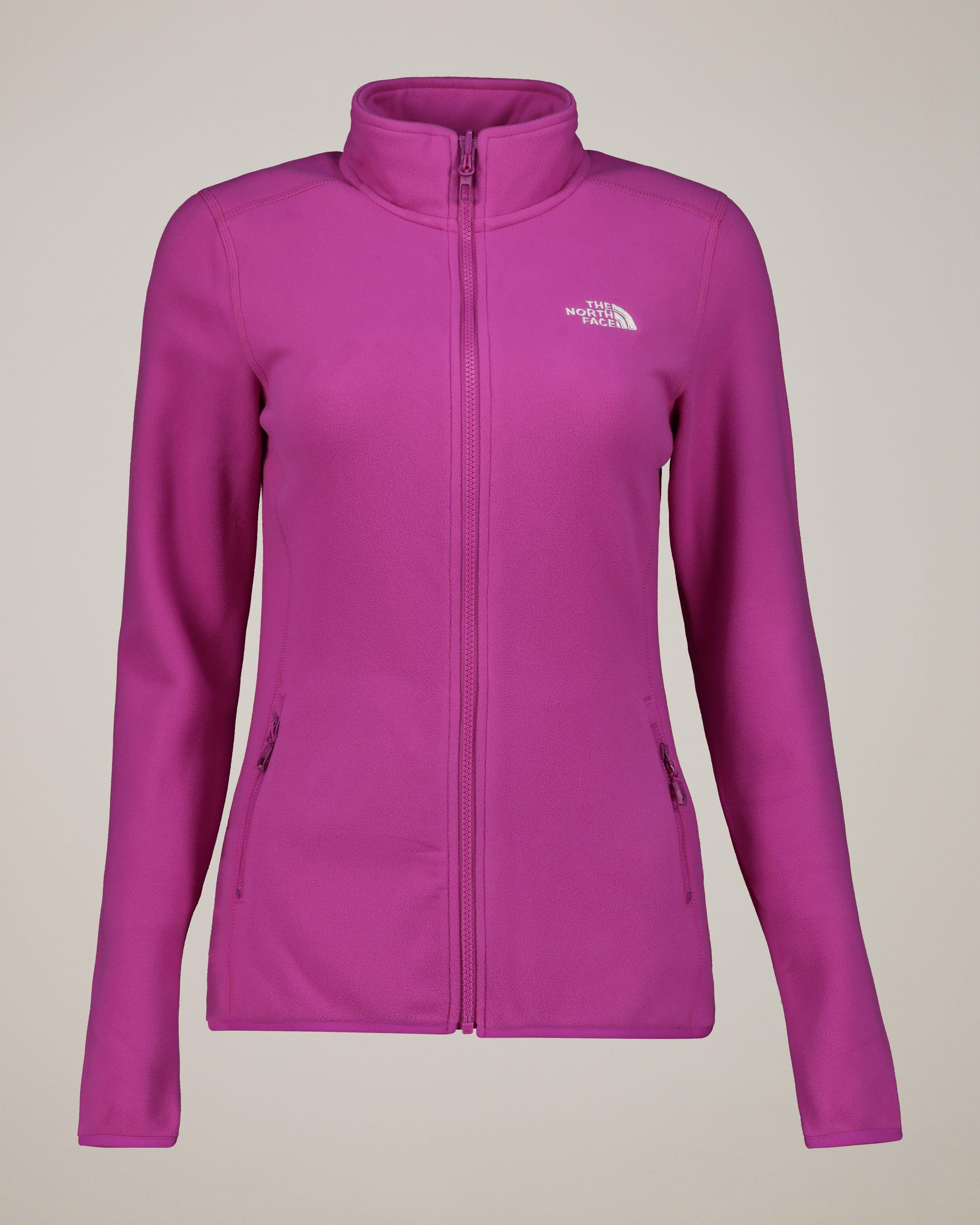 The North Face Women’s 100 Glacier Full-Zip Fleece Top -  Purple