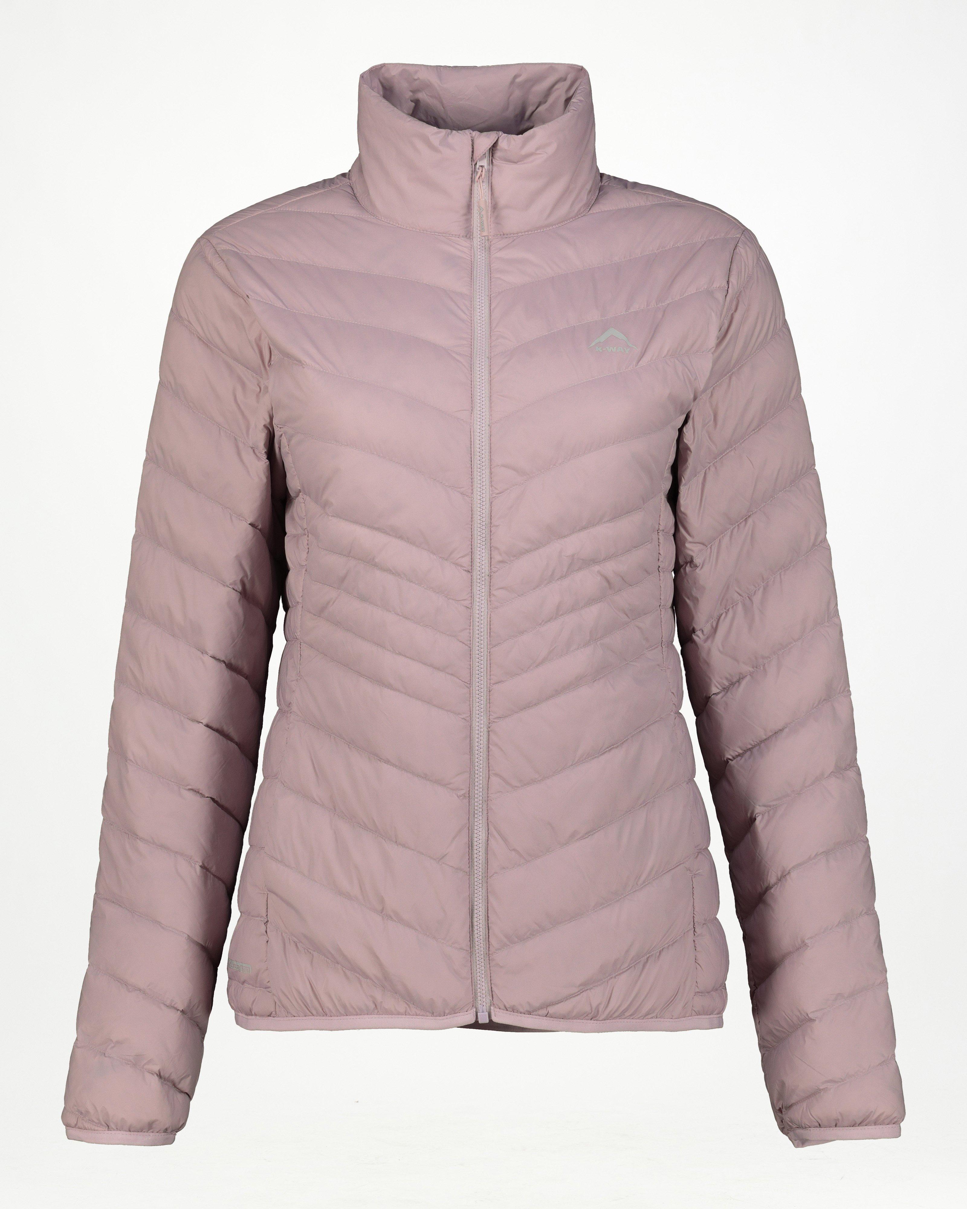 K-Way Women’s K-Lite Down Puffer Jacket -  Dusty Pink