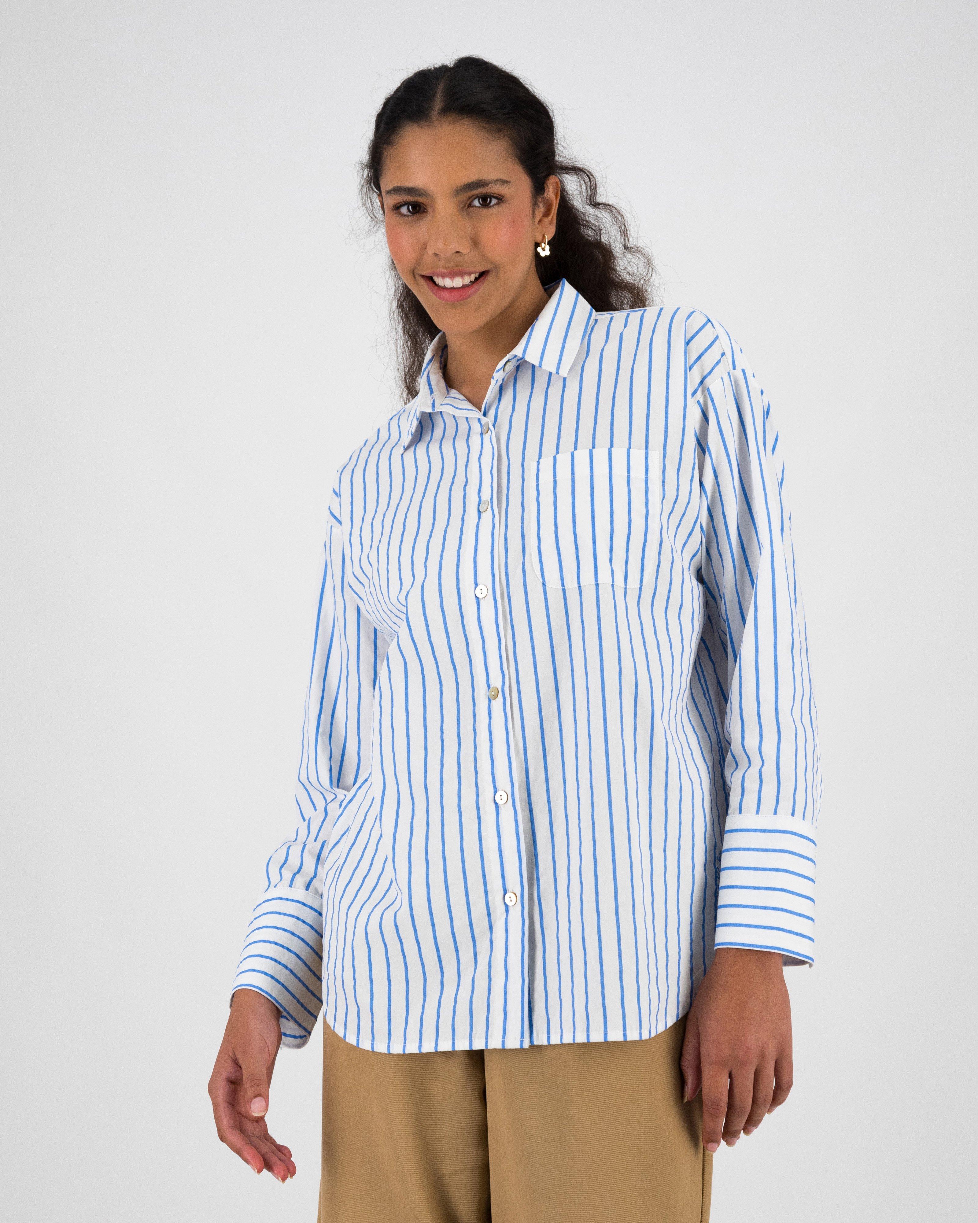  Women’s Tobi Relaxed Fit Poplin Shirt  -  White