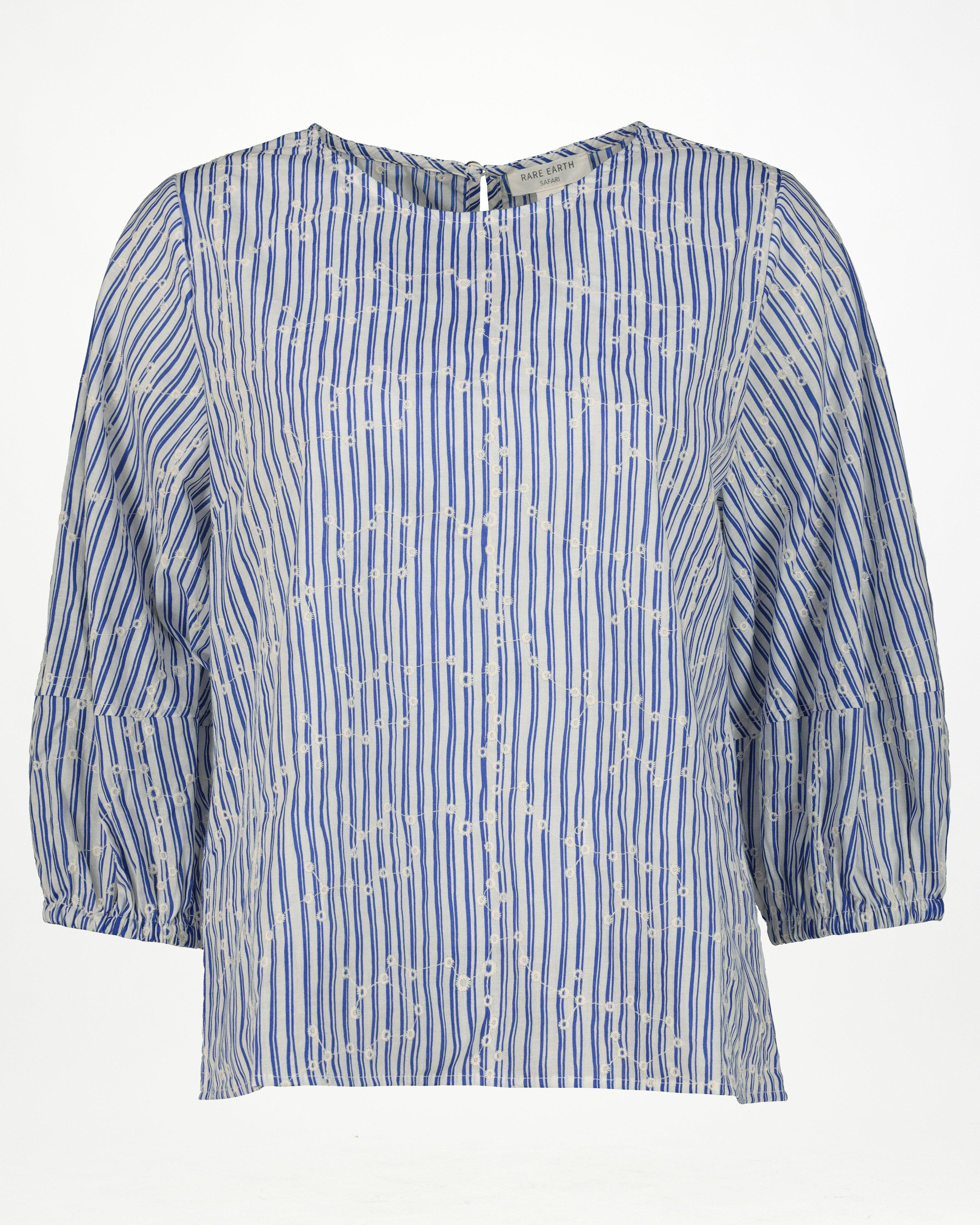 Rare Earth Women’s Hali Textured Blouse -  Blue