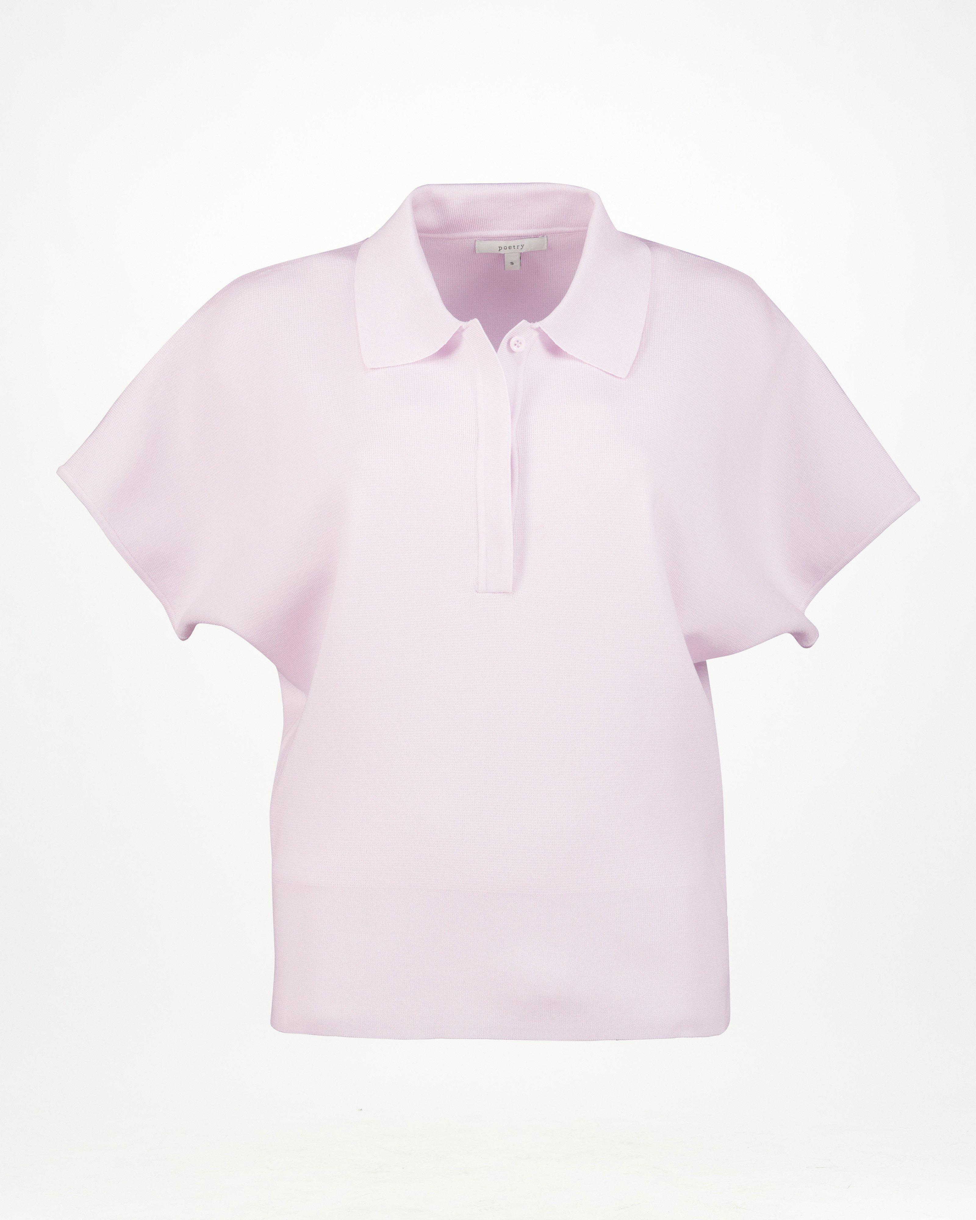 Jeanne Polo Top Set -  Lilac