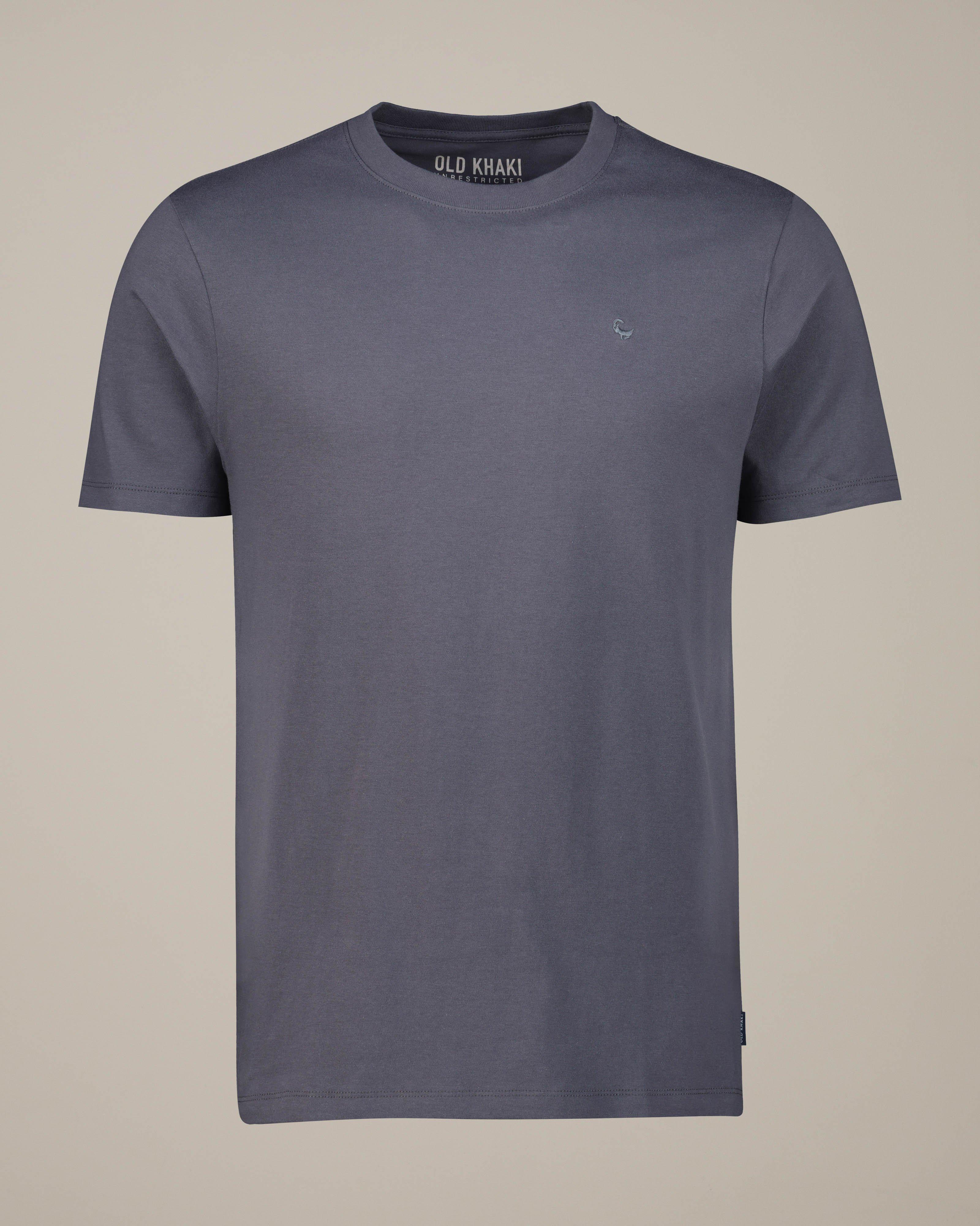 Old Khaki Men’s Nick Cotton T-shirt -  Grey