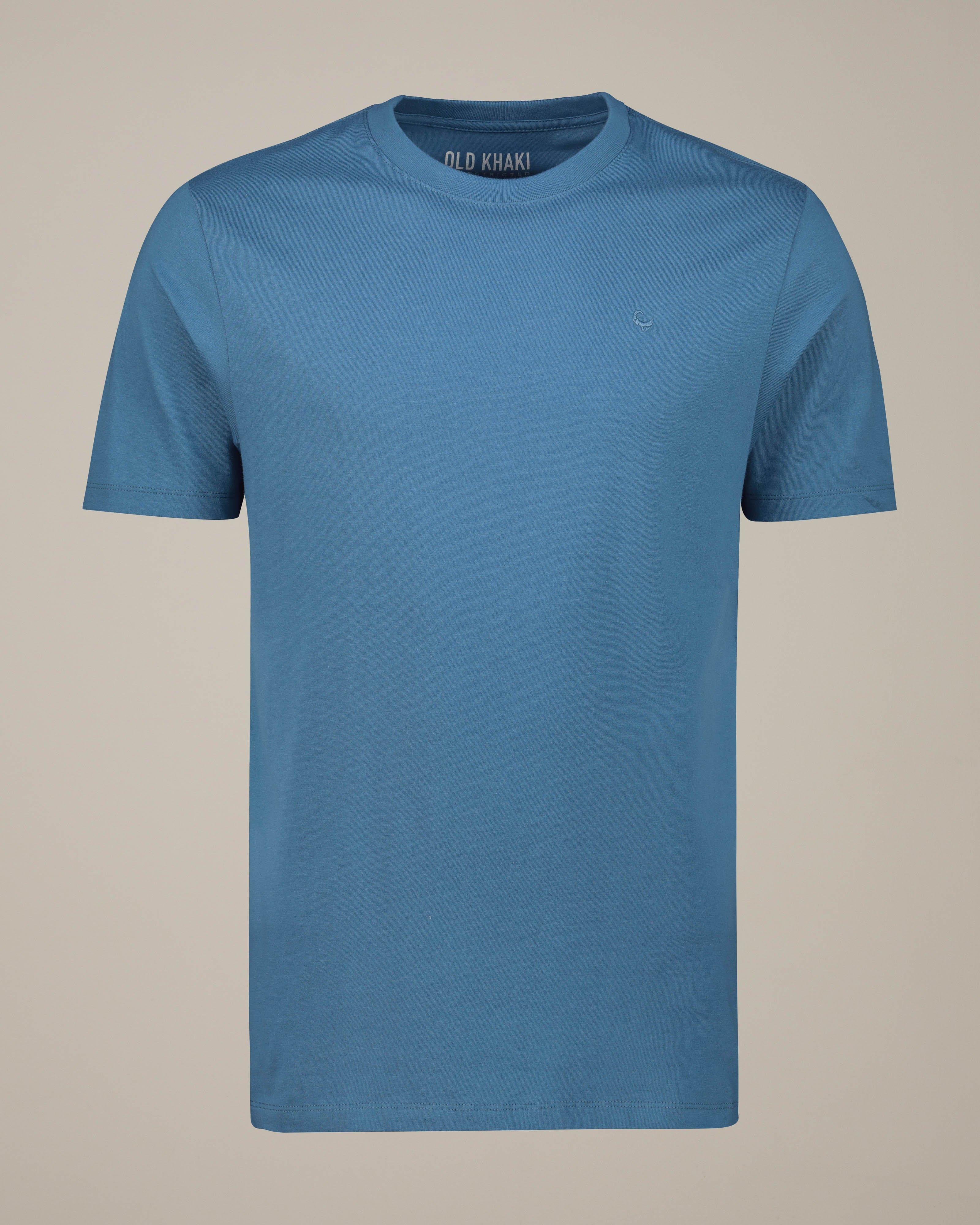 Old Khaki Men’s Nick Cotton T-shirt -  Indigo