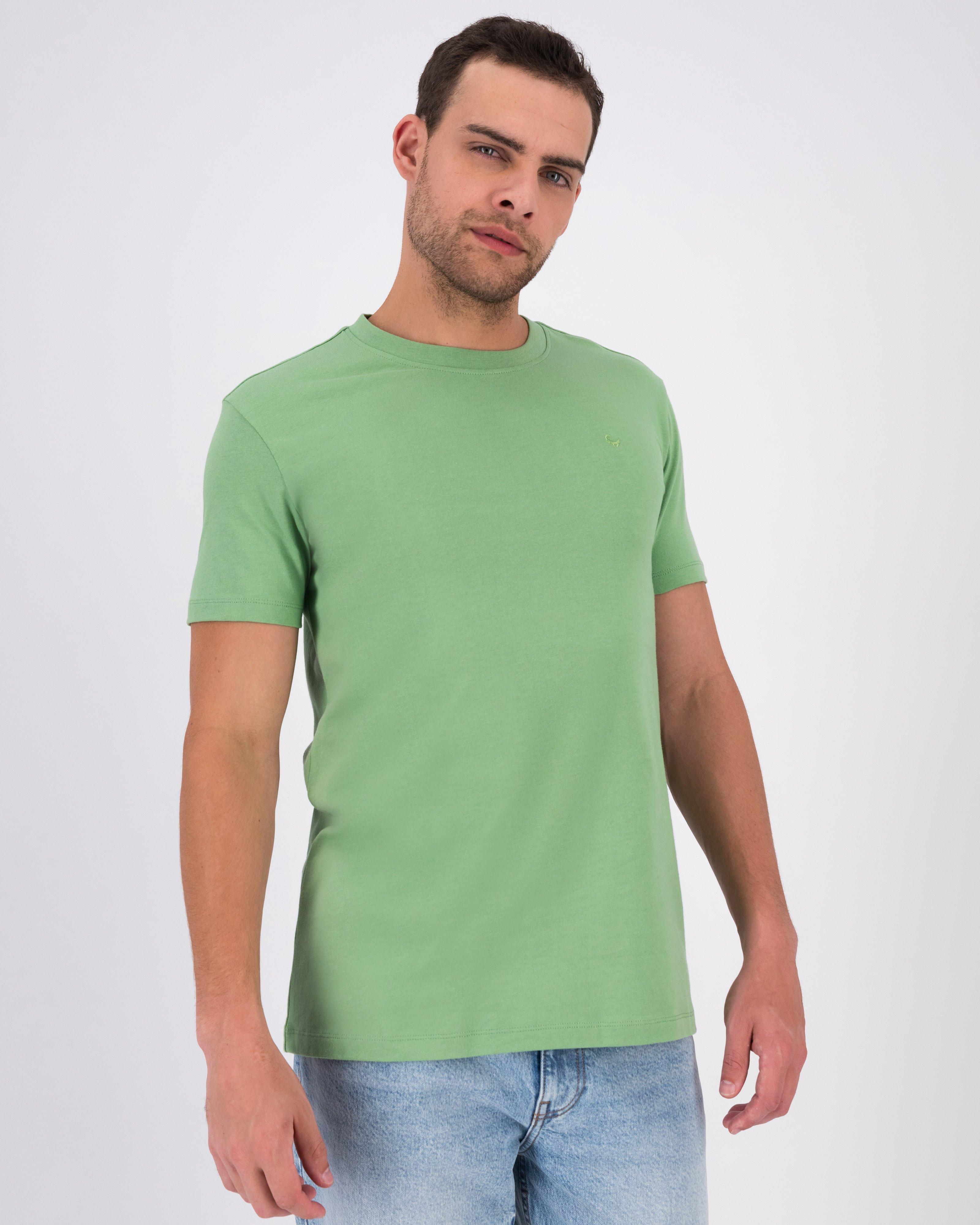 Old Khaki Men’s Nick Cotton T-shirt -  Light Green