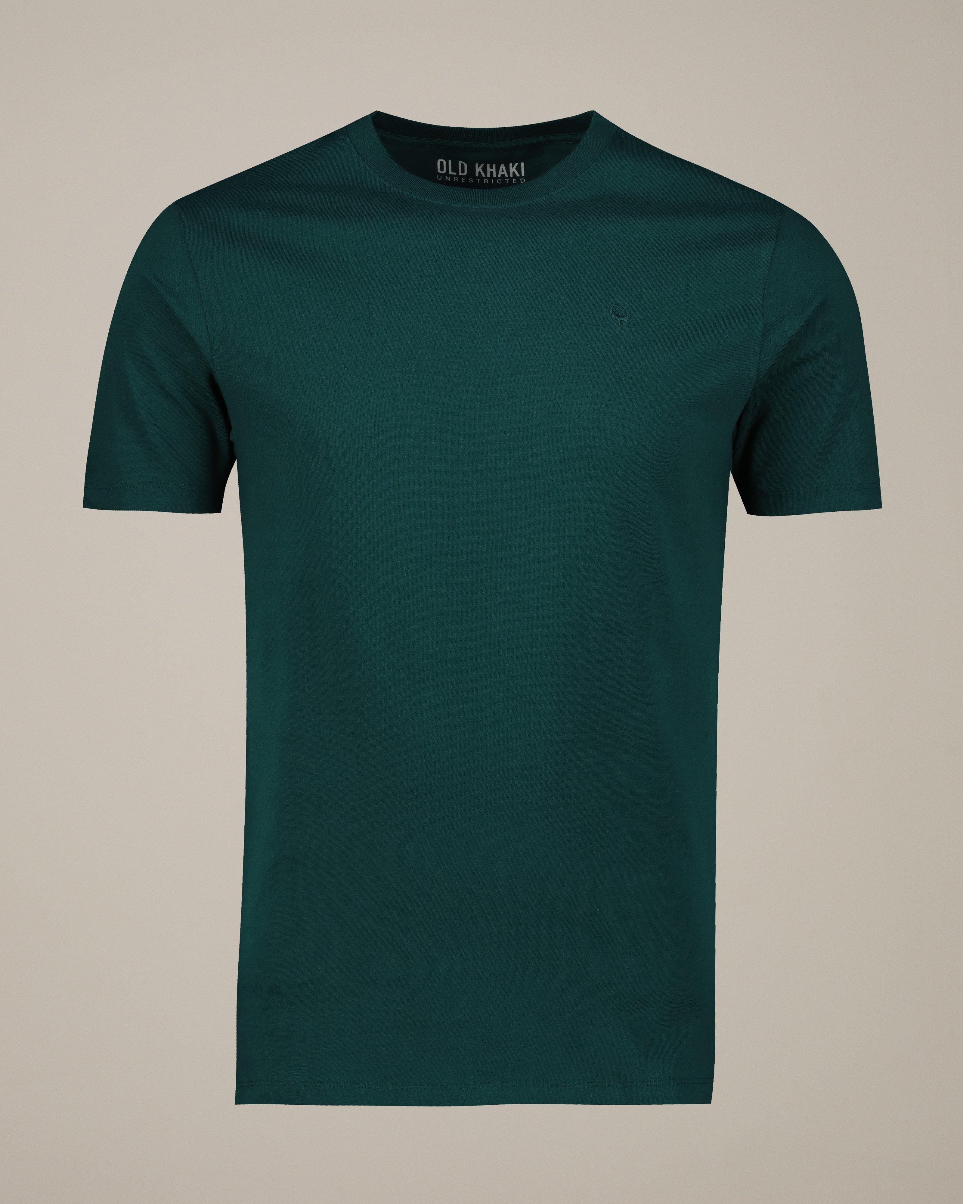 Old Khaki Men’s Nick Cotton T-shirt -  Dark Green