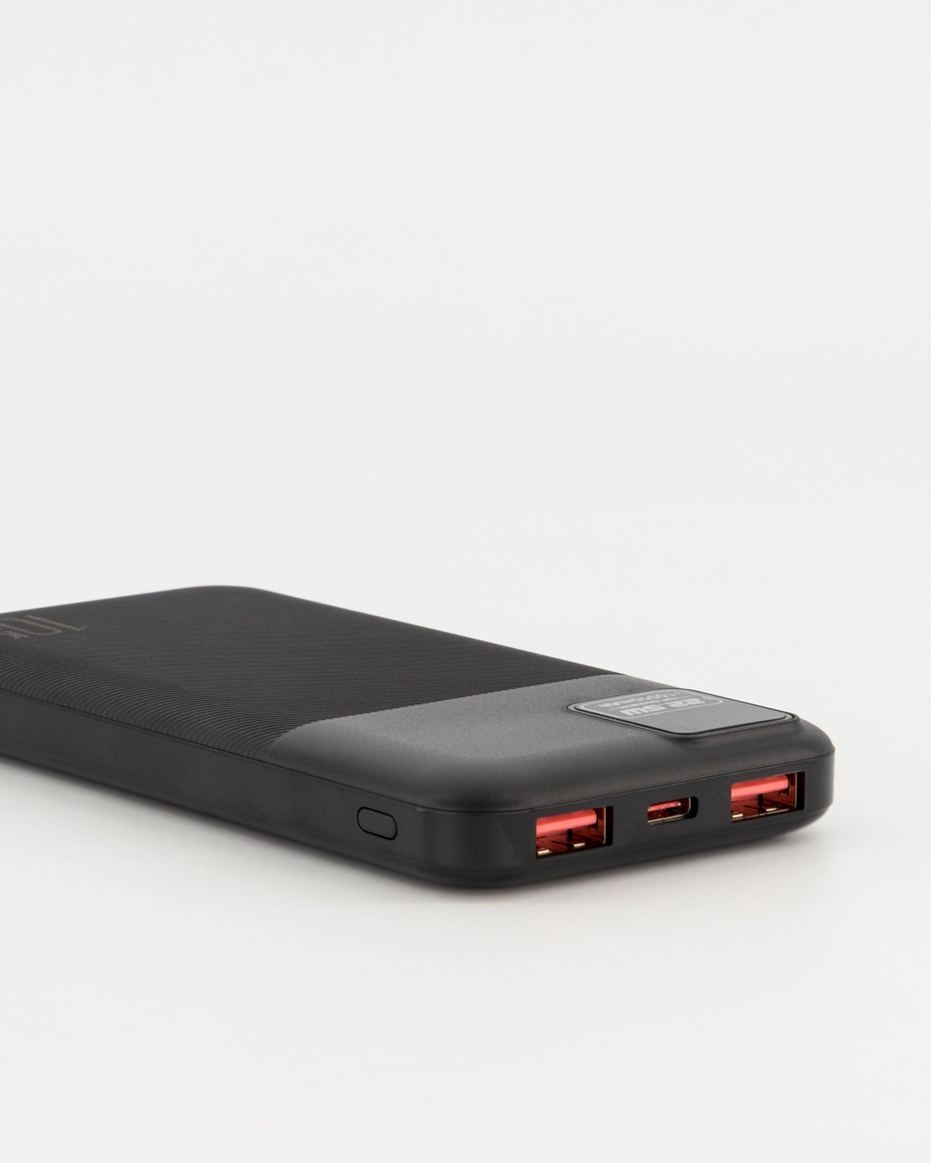 Power Bank 20.000 mAh externe mobiele telefoonaccu: 22,5 W PD QC 3.0-Snella opladende powerbank USB C met LED-display 3 uitgangen en 2 ingangen draagbare oplader voor smartphones