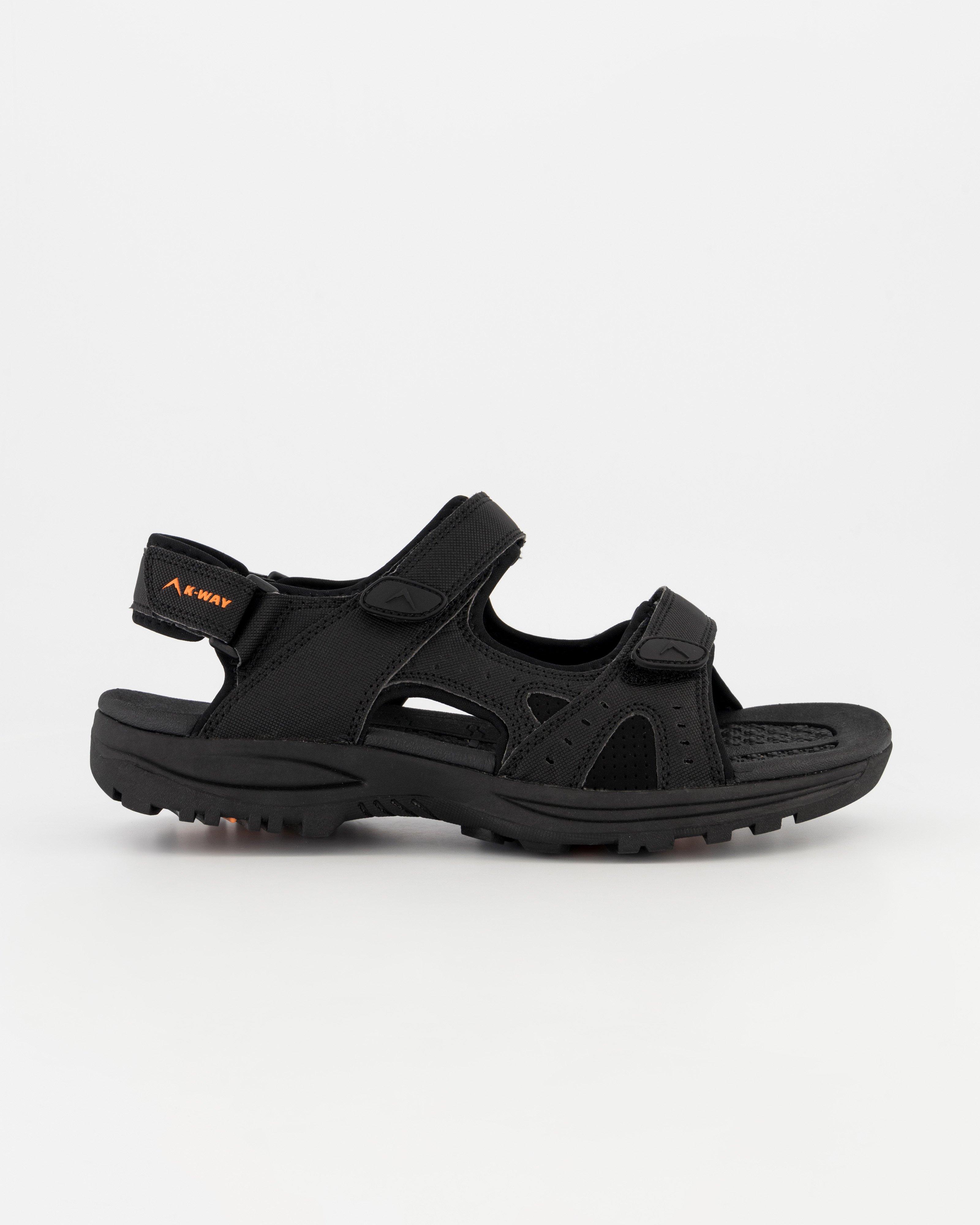 K-Way Men’s Gravity 2 Sandals -  Black