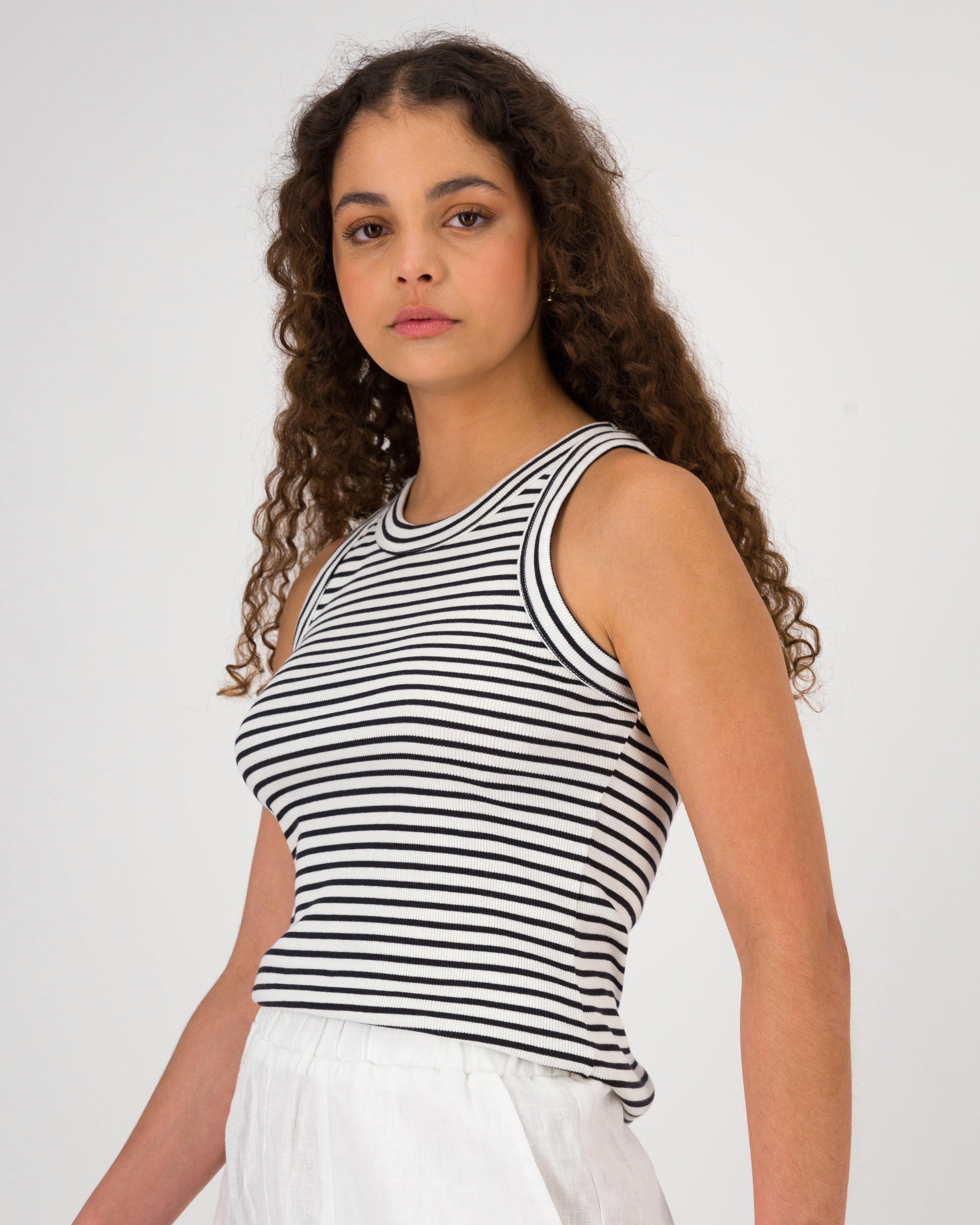 Women's Cara Ribbed Cami -  Milk