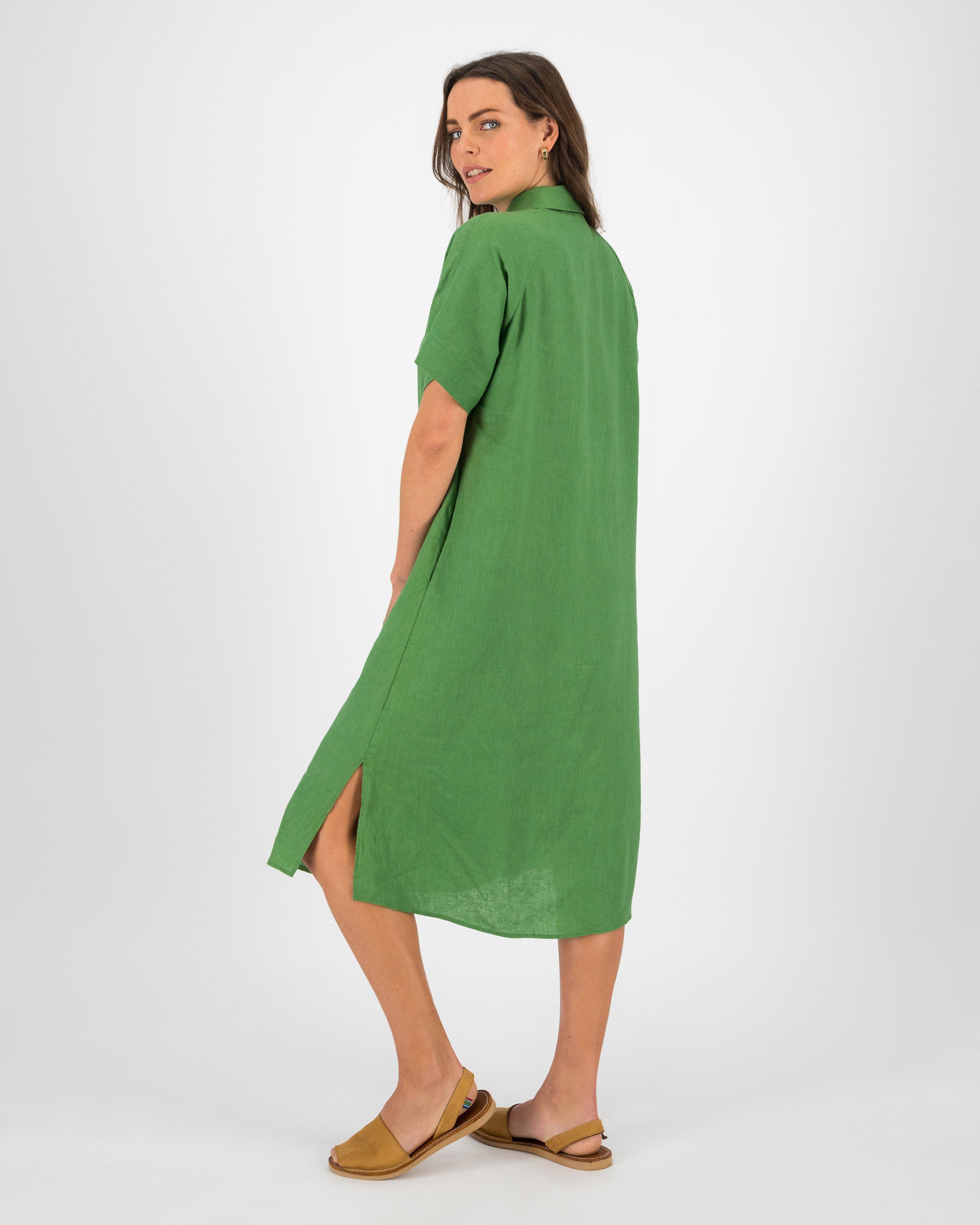 Rare Earth Women’s Mimi Shirt Dress -  Green