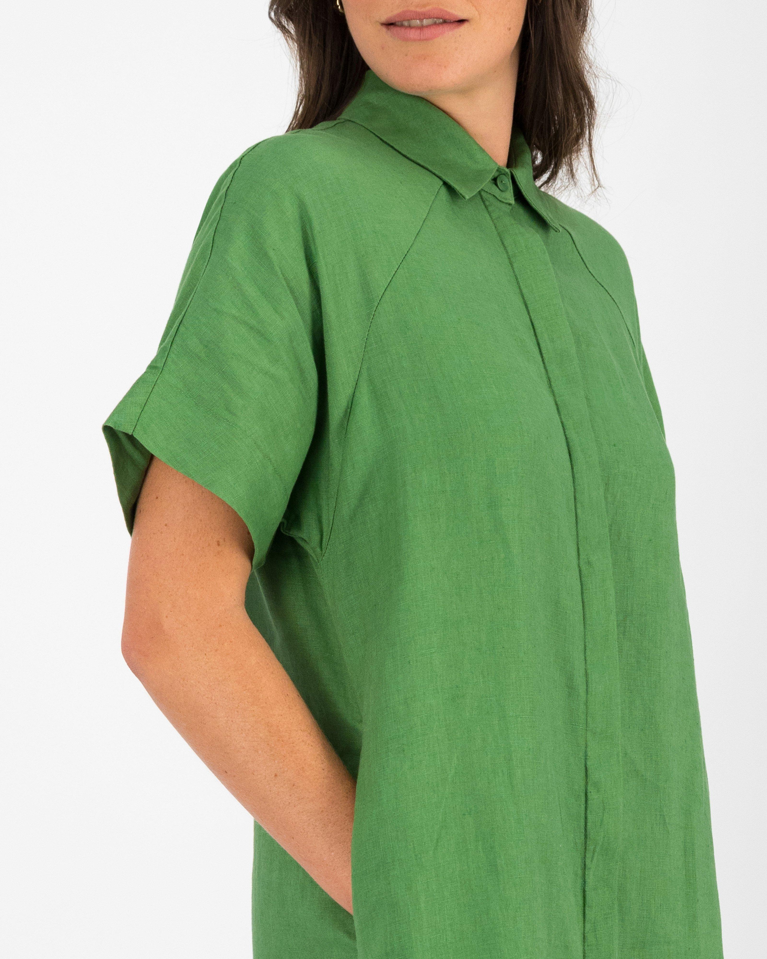 Rare Earth Women’s Mimi Shirt Dress -  Green