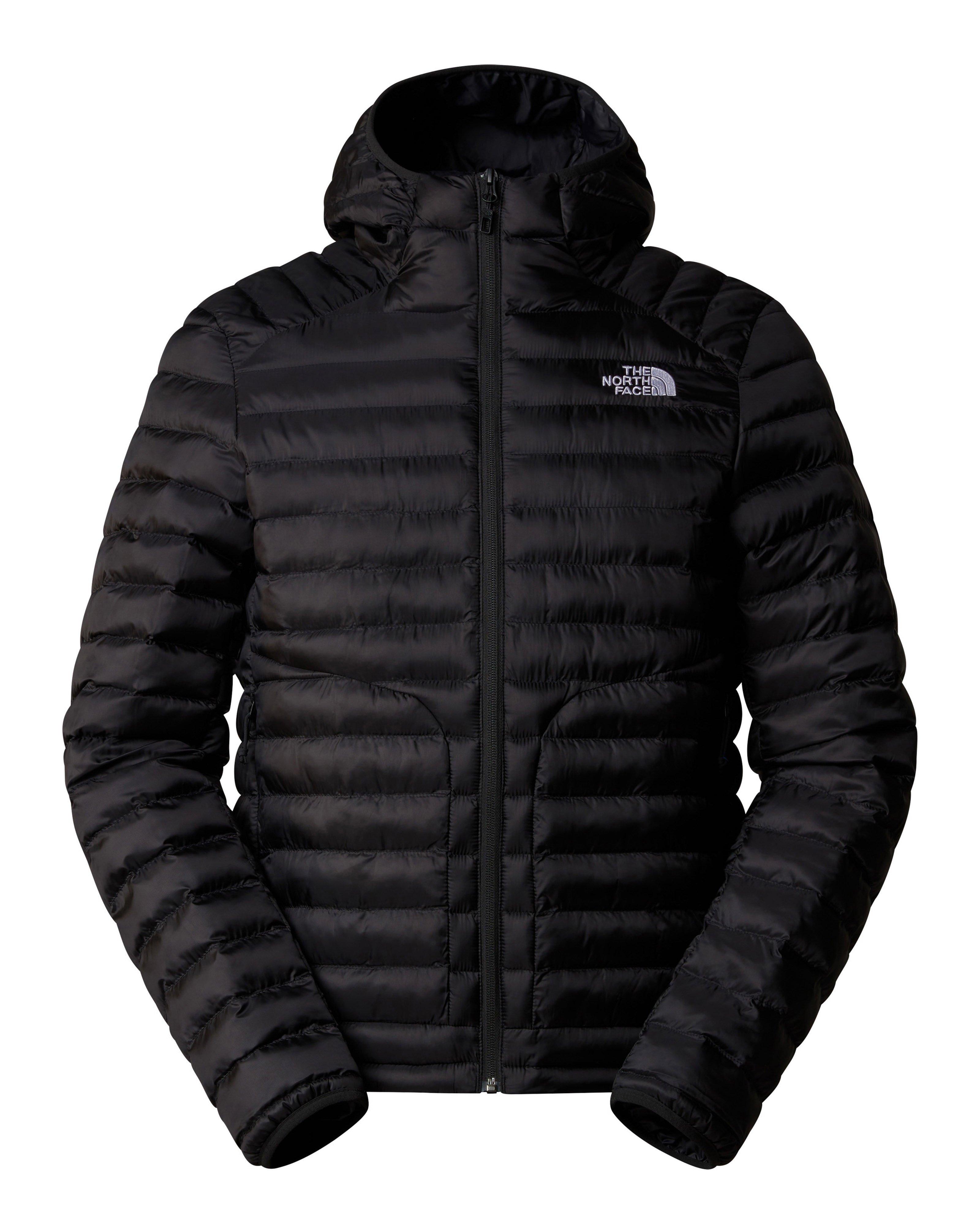  The North Face Men’s Huila Hooded Puffer Jacket -  Black