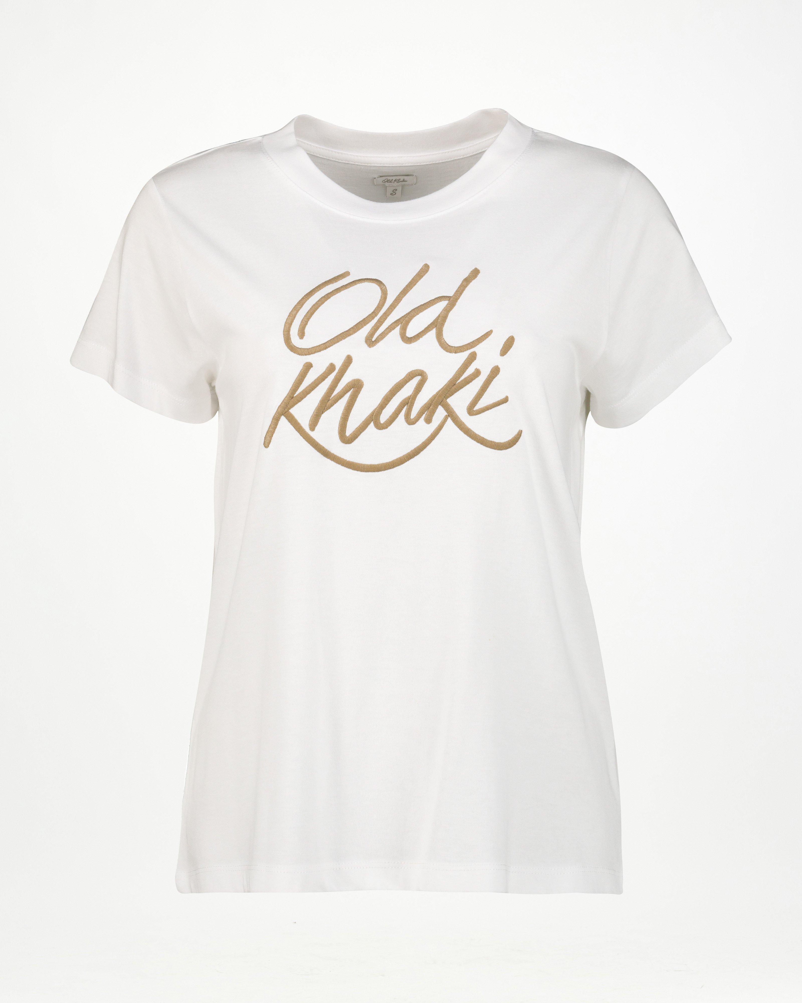 Women’s Skyla Branded T-Shirt  -  White