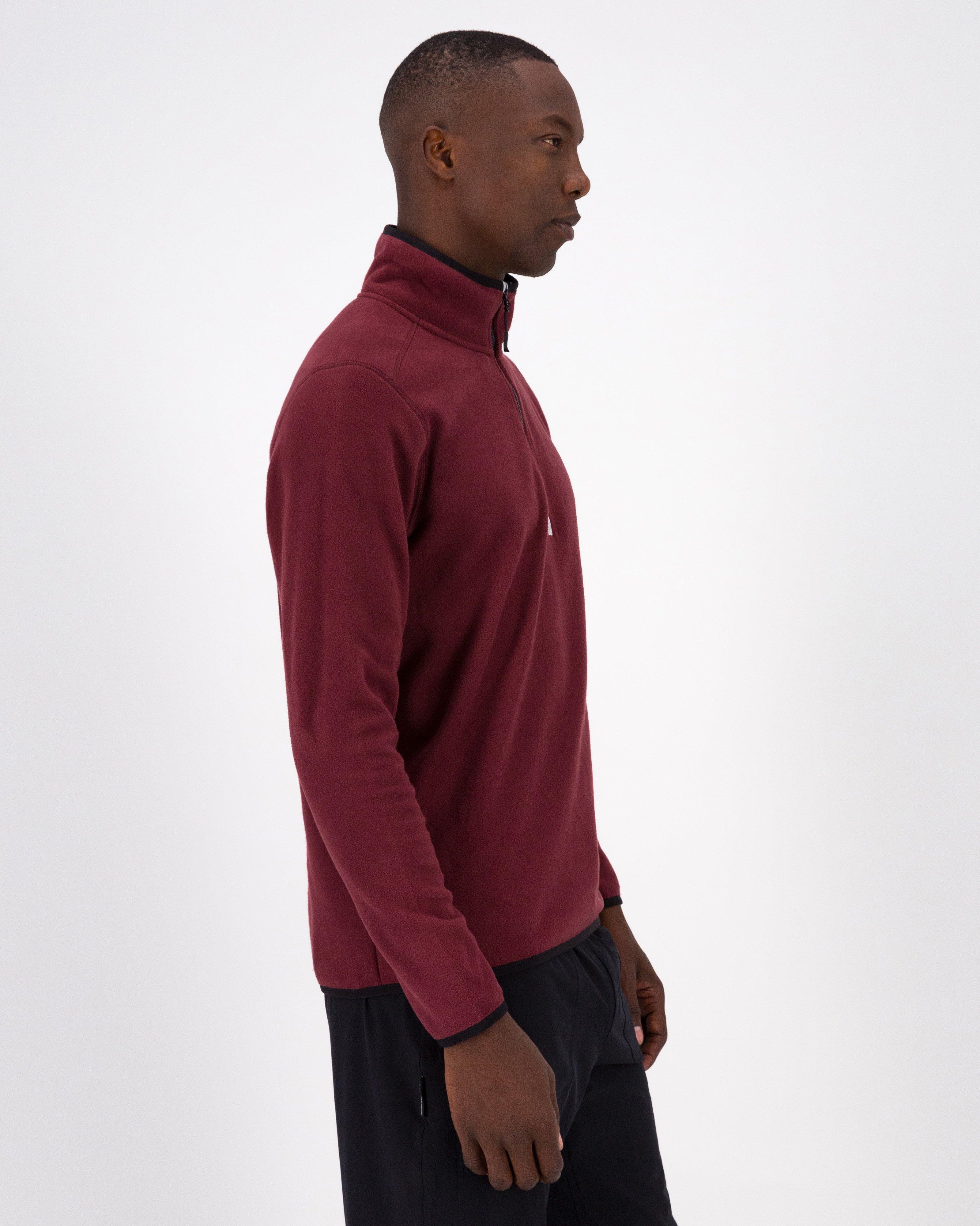 The North Face Men’s Glacier 1/4 Zip Fleece Top -  Plum