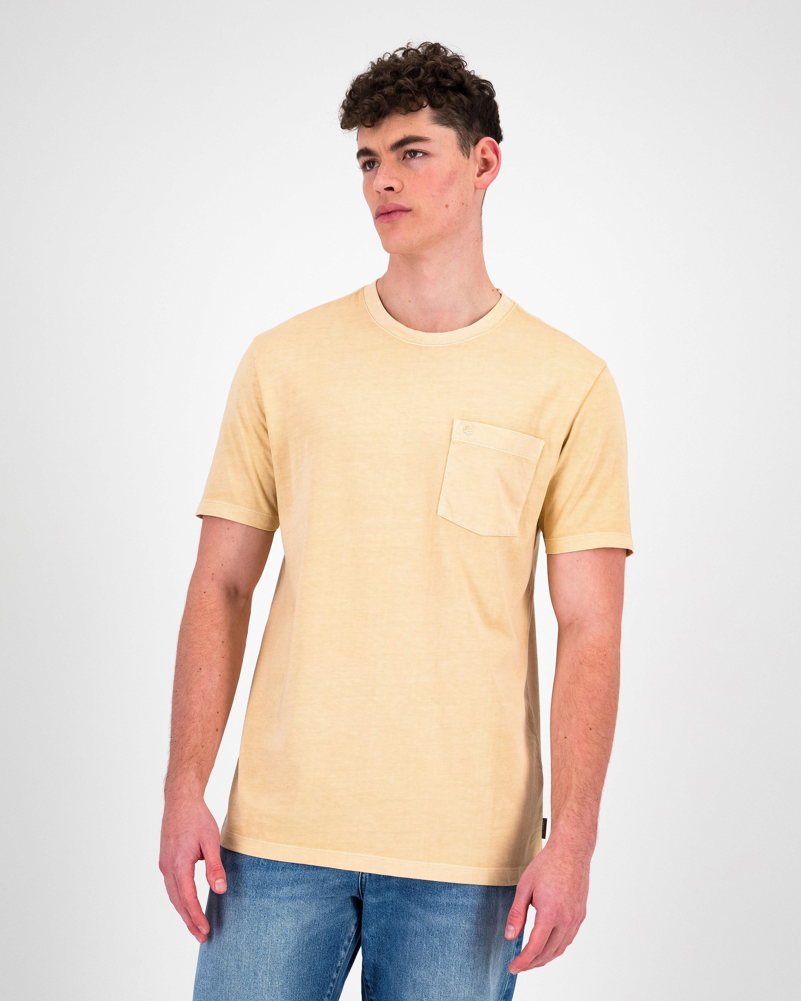 Men’s Austin Pigment Dyed T-Shirt  -  Stone