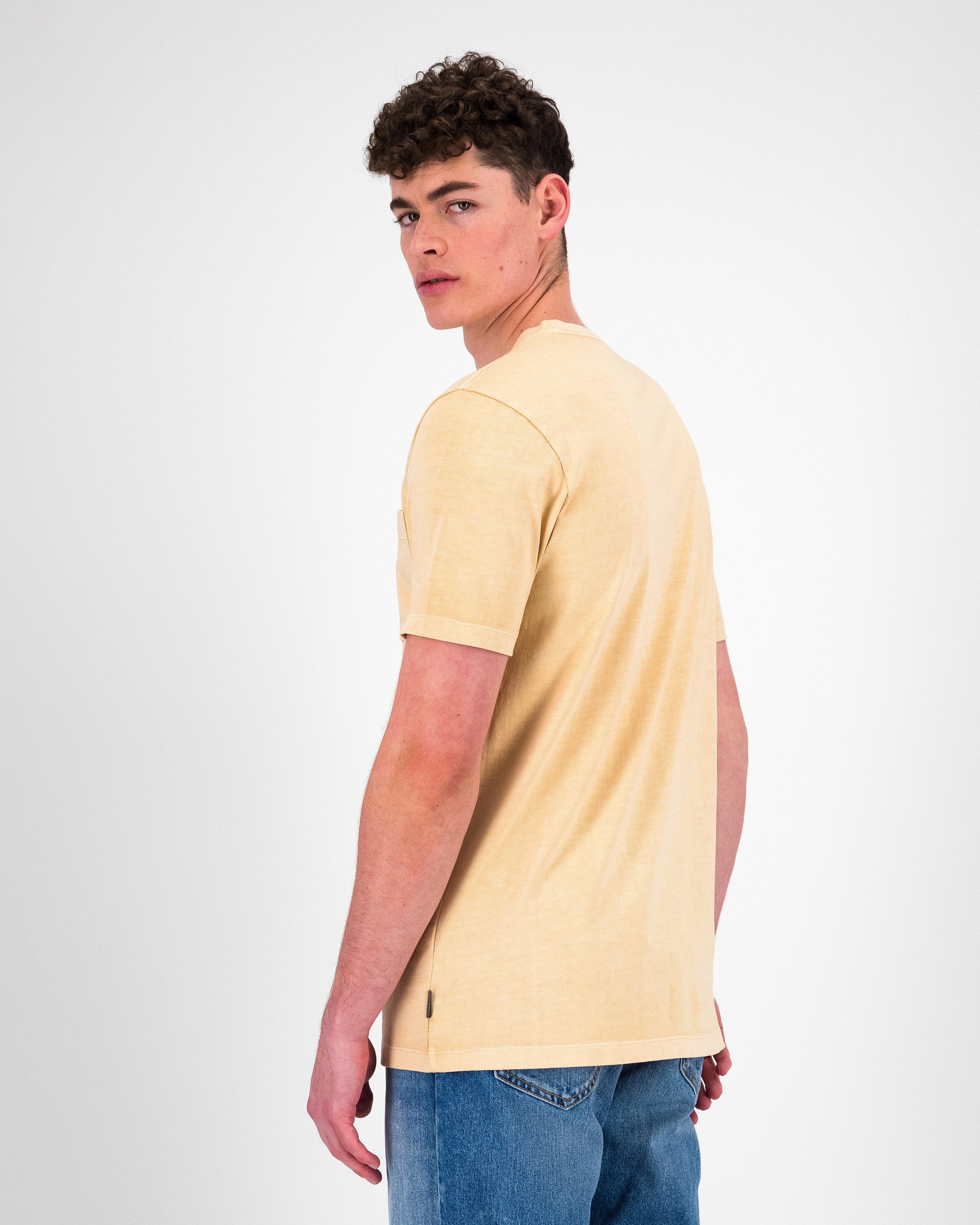 Men’s Austin Pigment Dyed T-Shirt  -  Stone