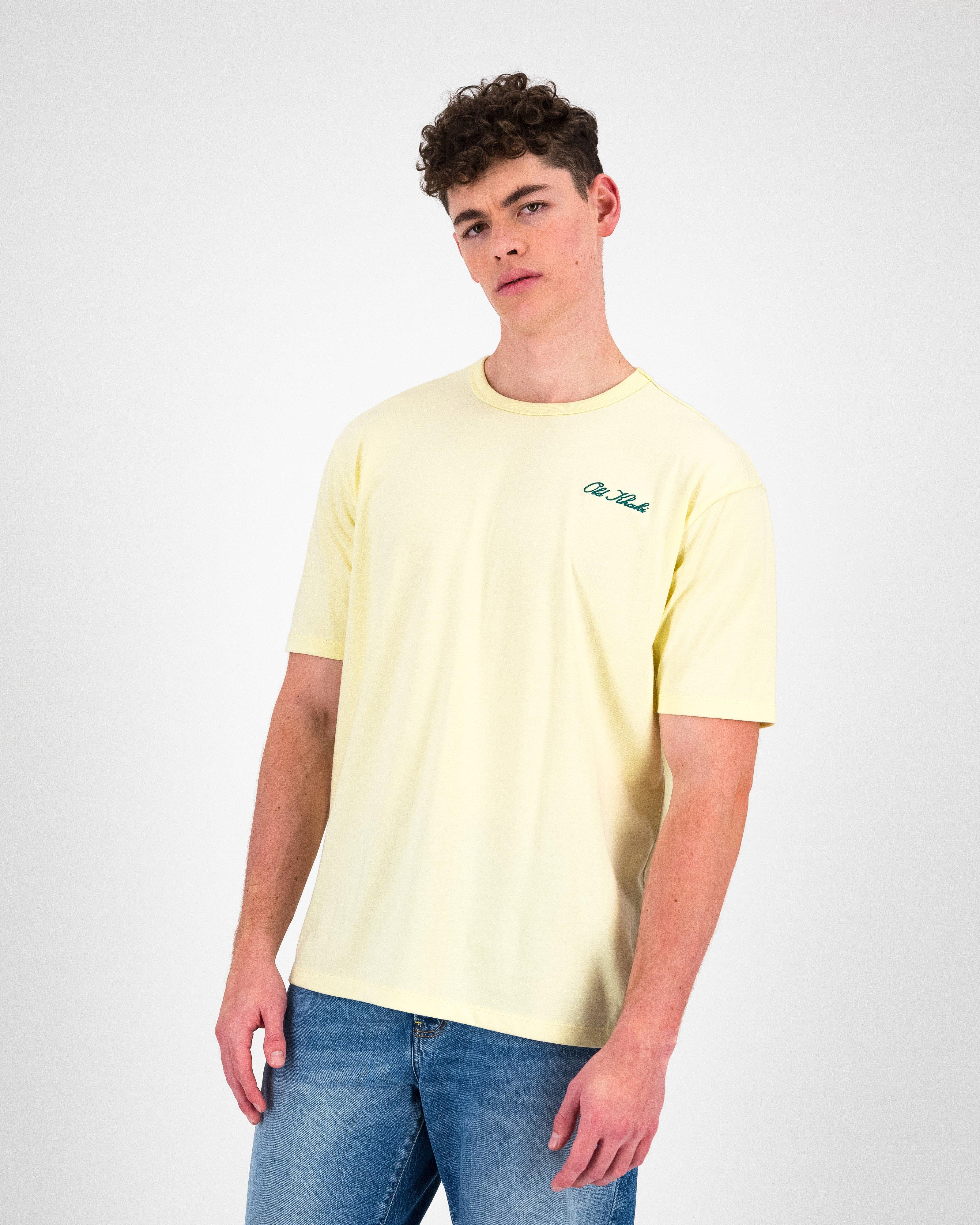 Men’s Nas Standard Fit T-Shirt  -  Lemon