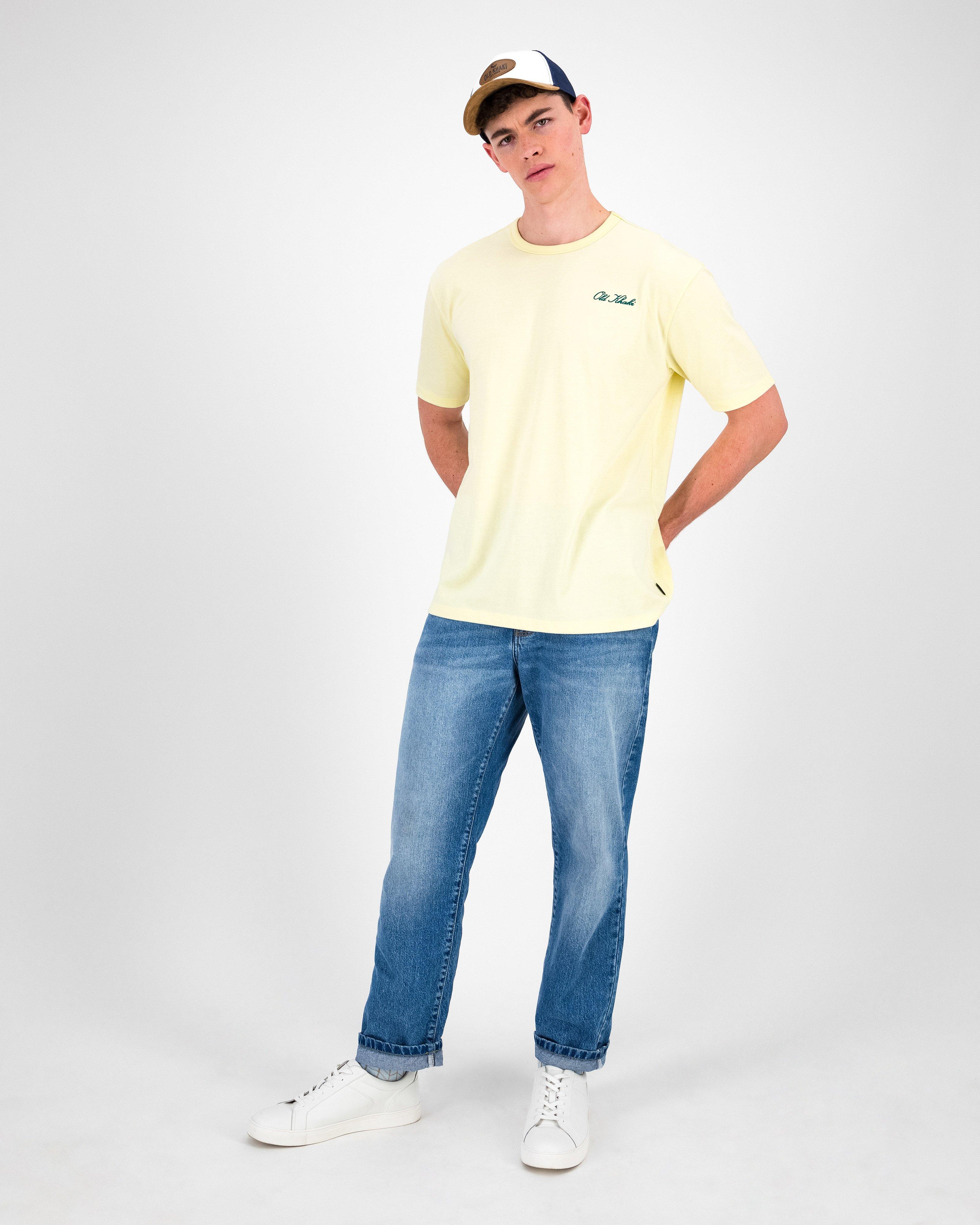 Men’s Nas Standard Fit T-Shirt  -  Lemon