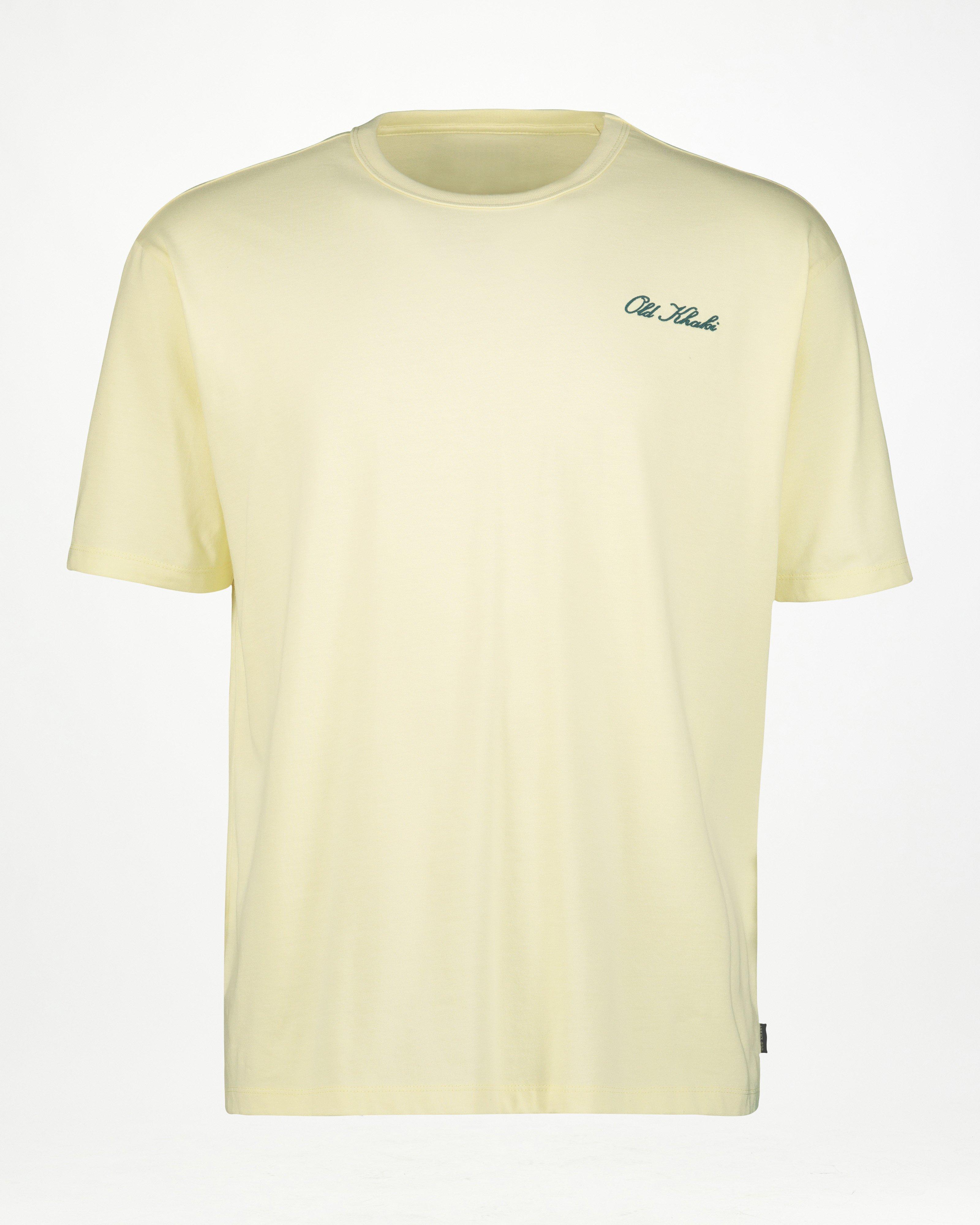 Men’s Nas Standard Fit T-Shirt  -  Lemon