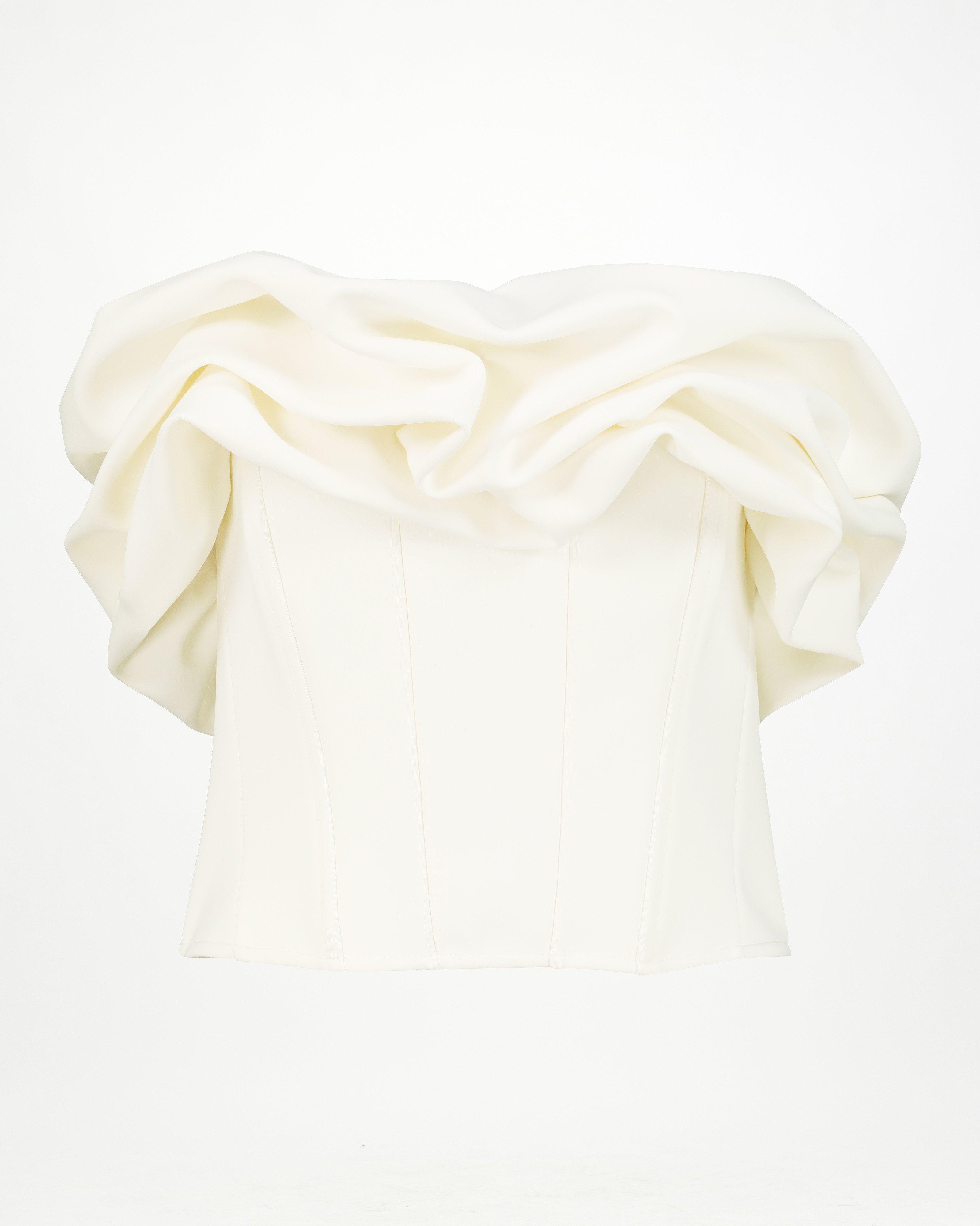 Giga Bustier Top -  White