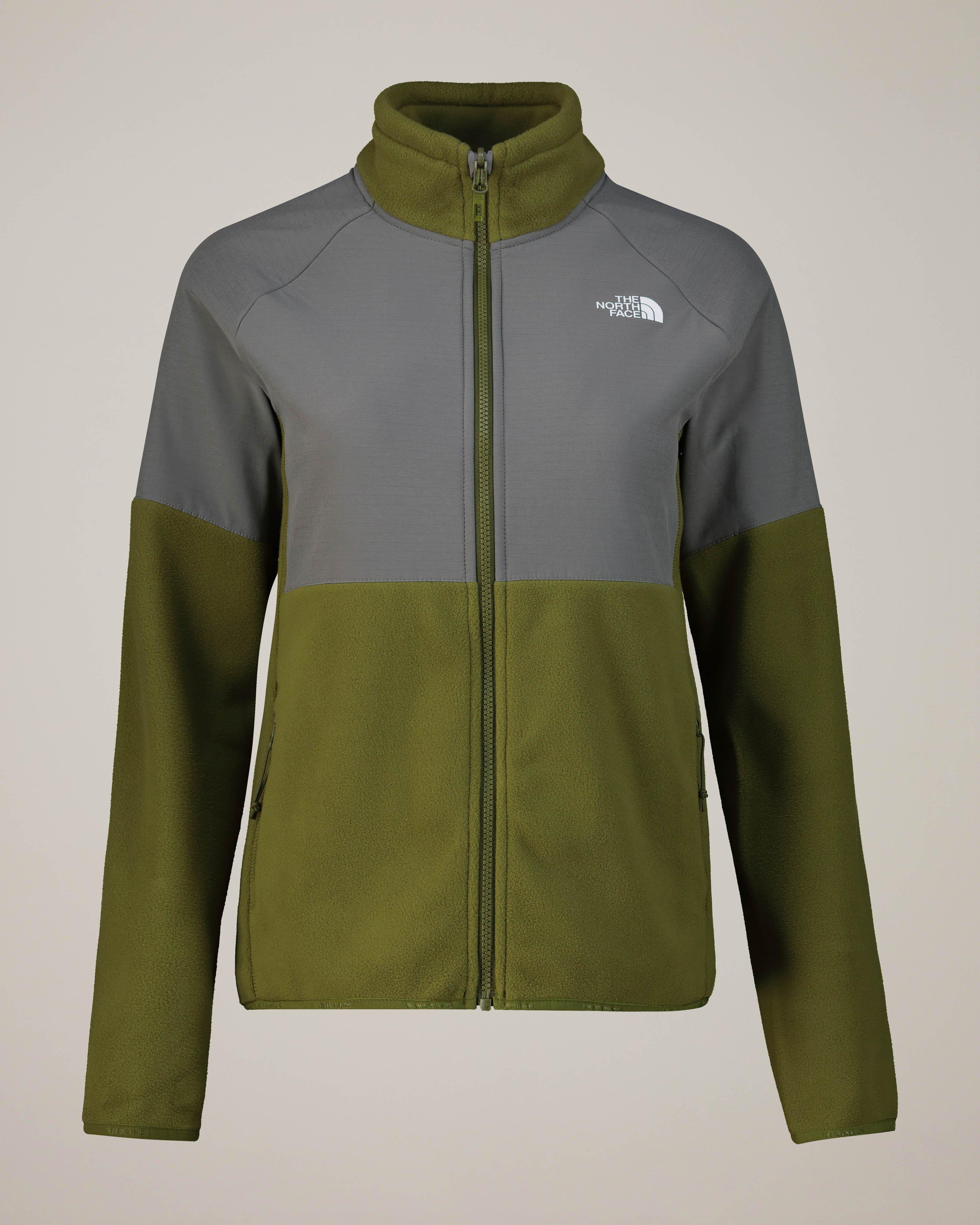 The North Face Women's Glacier Heavyweight Full Zip Fleece Jacket -  Dark Green/Dark Olive
