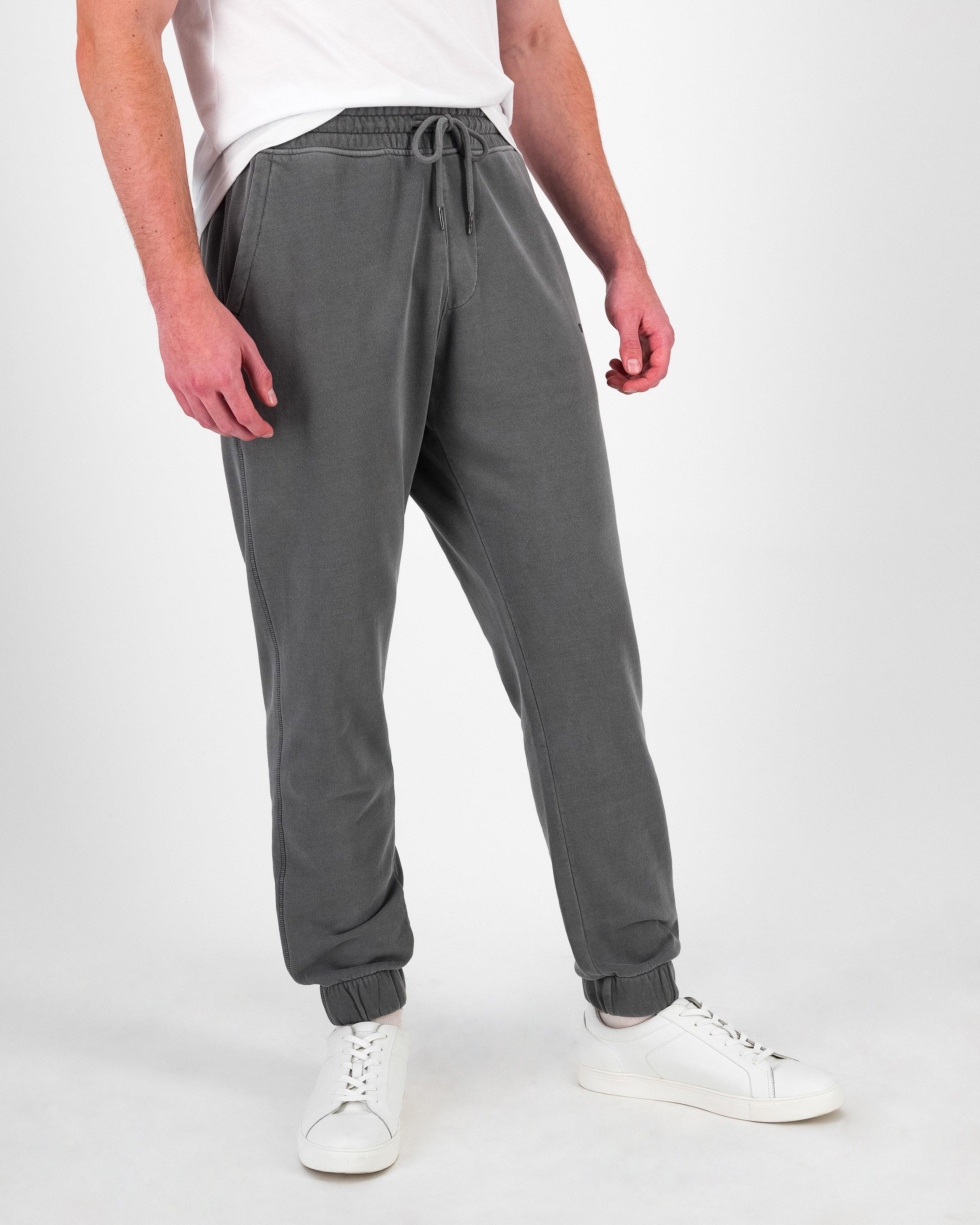 Men’s Siya Acid Wash Joggers  -  Charcoal