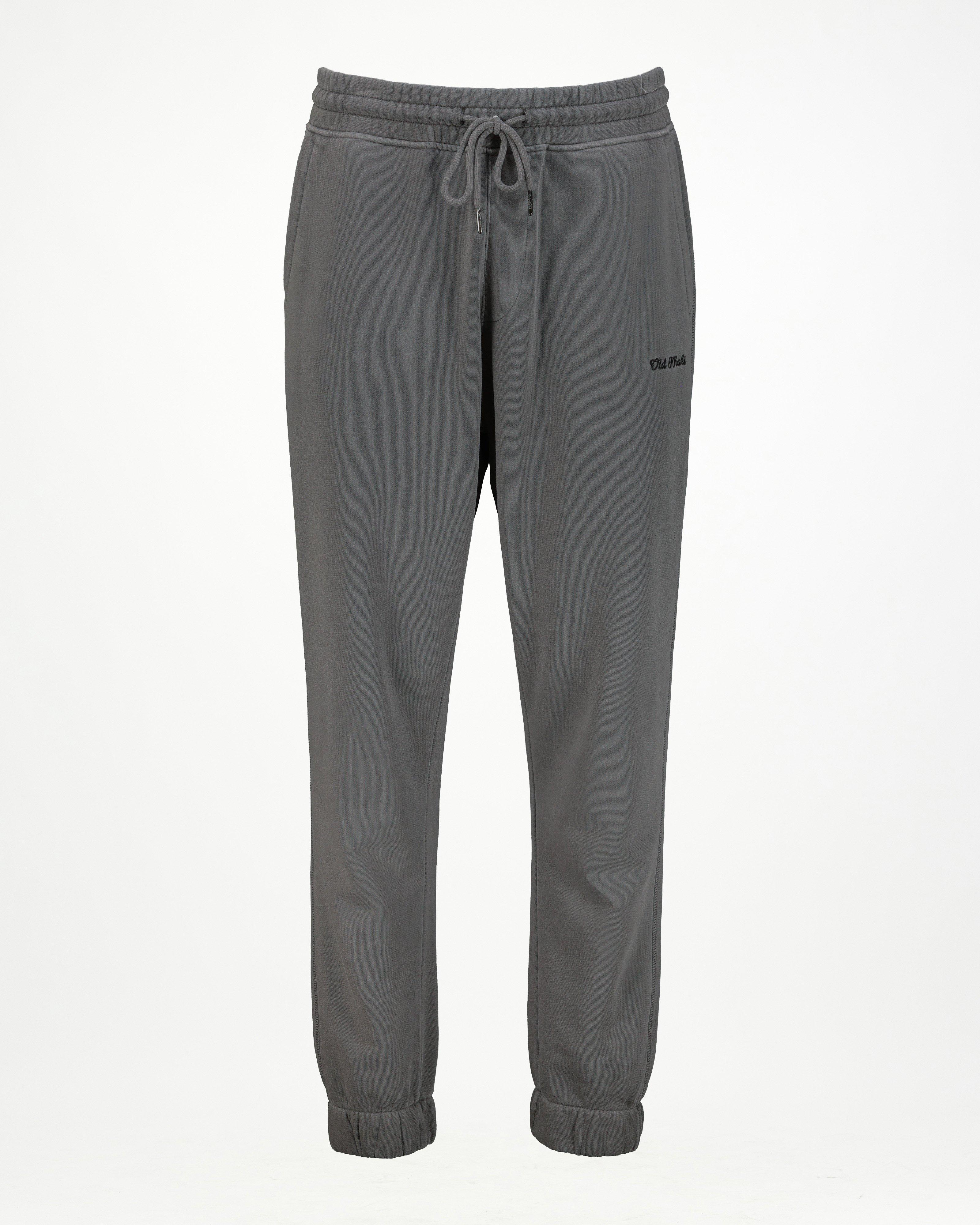 Men’s Siya Acid Wash Joggers  -  Charcoal