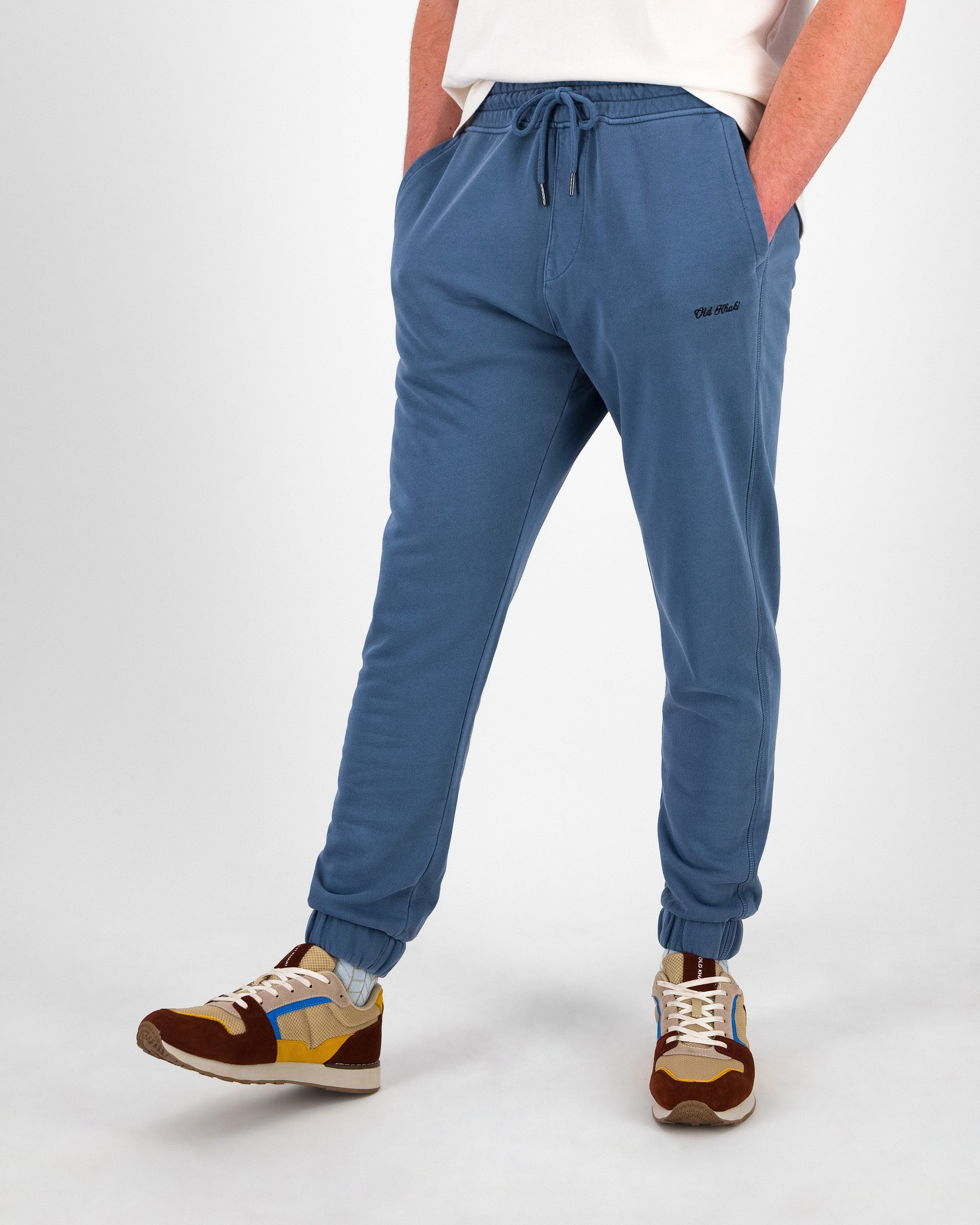 Men’s Siya Acid Wash Joggers  -  Blue