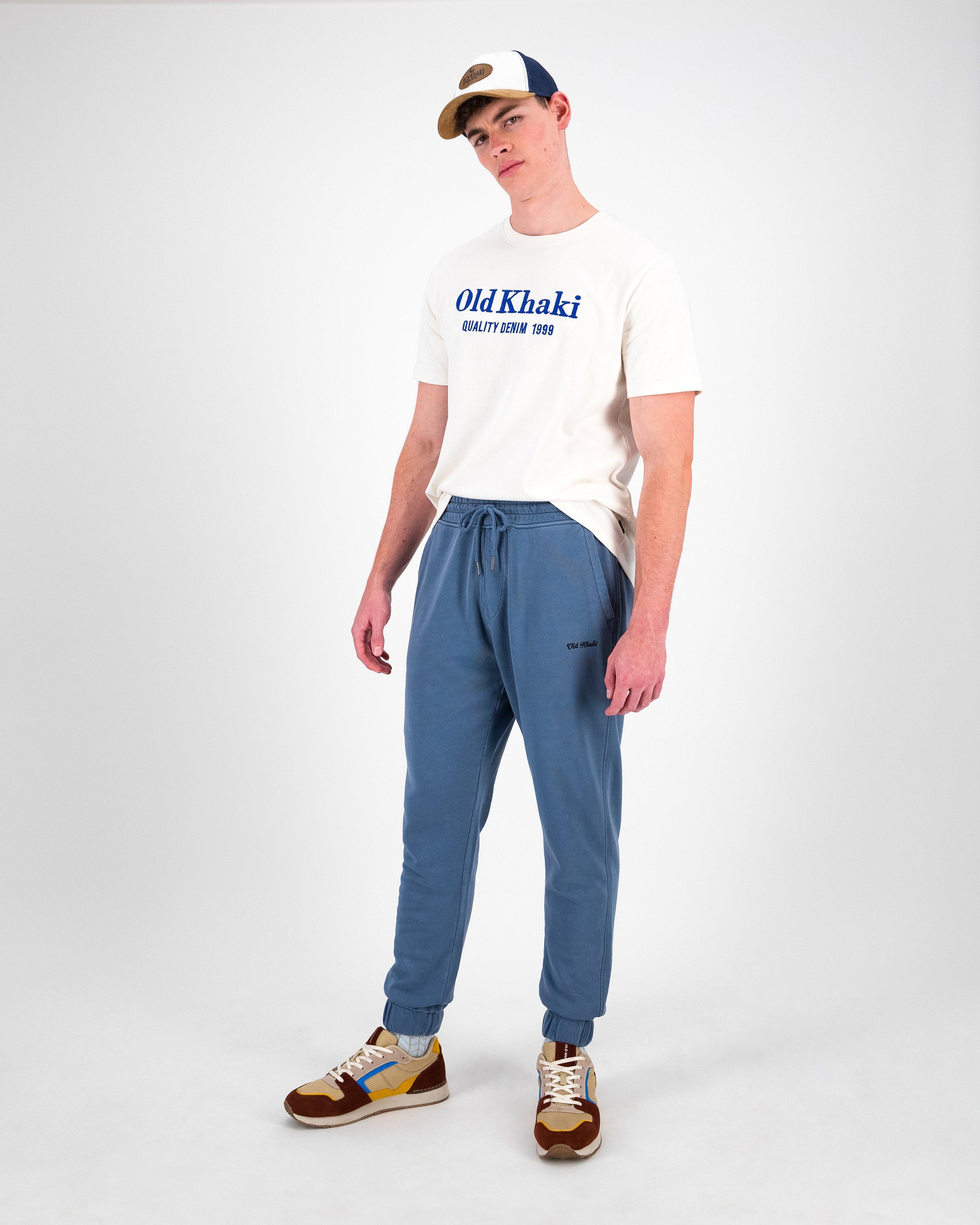 Men’s Siya Acid Wash Joggers  -  Blue