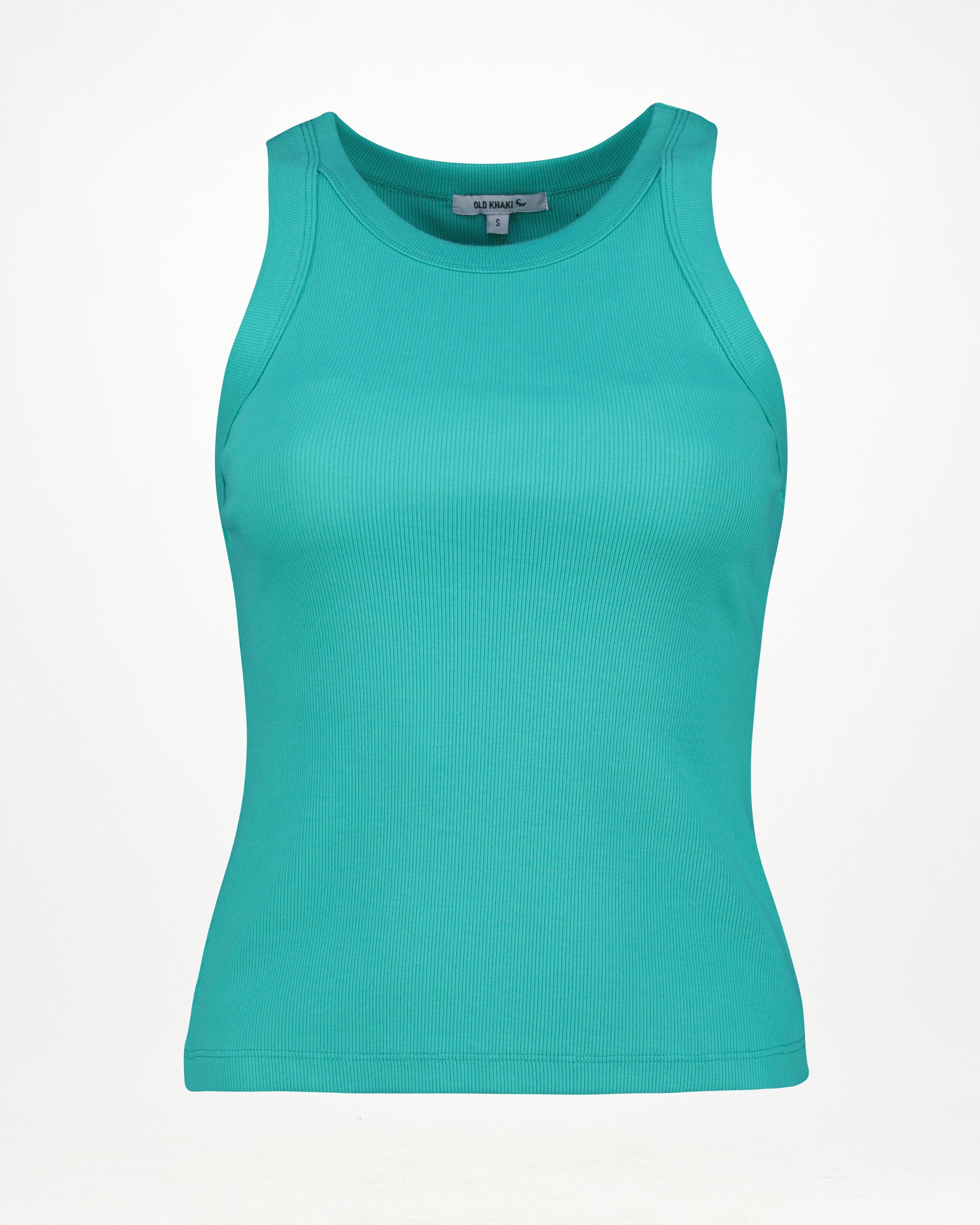 Old Khaki Women's Cara Ribbed Tank Top -  Green