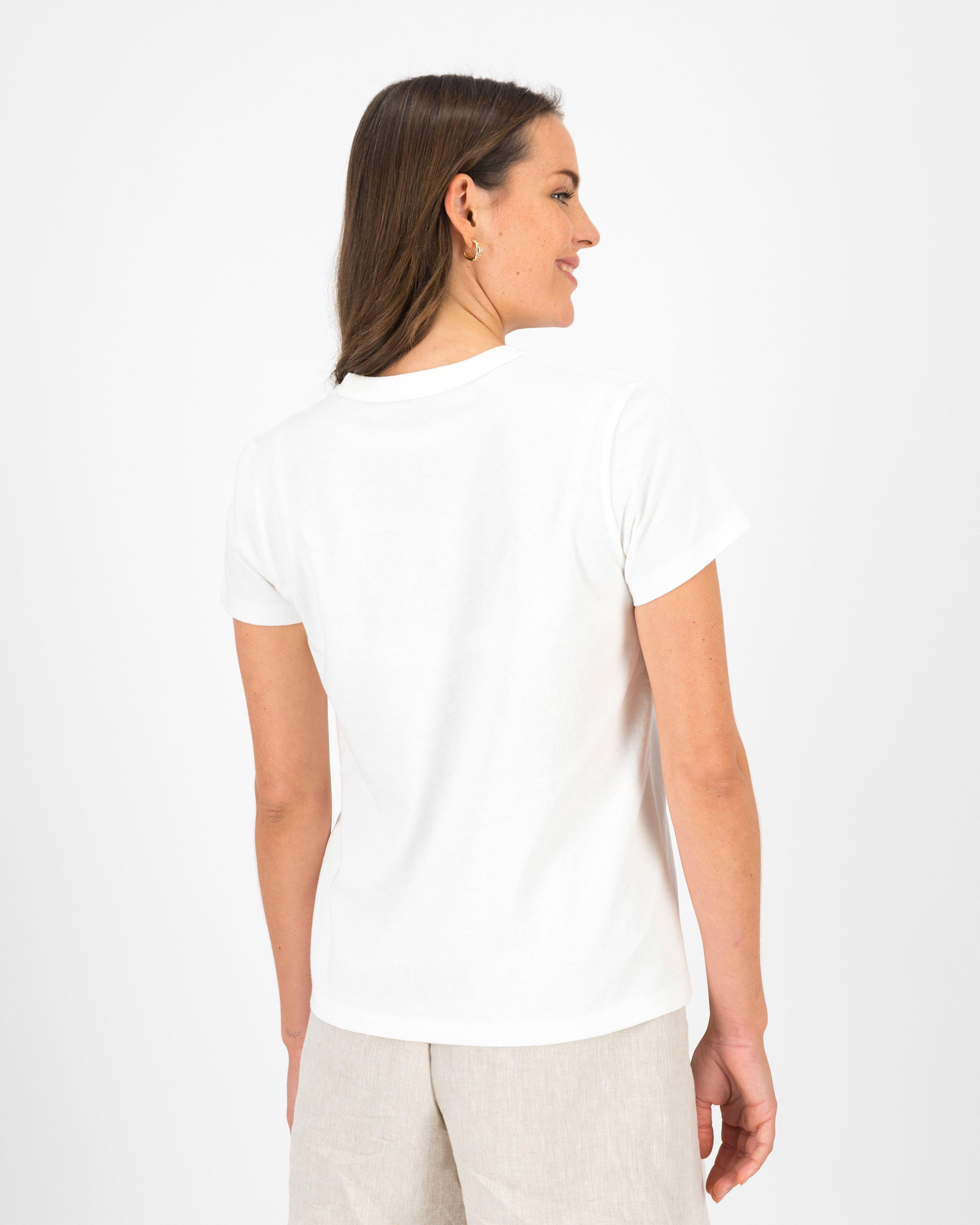 Rare Earth Women’s Piper Classic T-shirt -  White