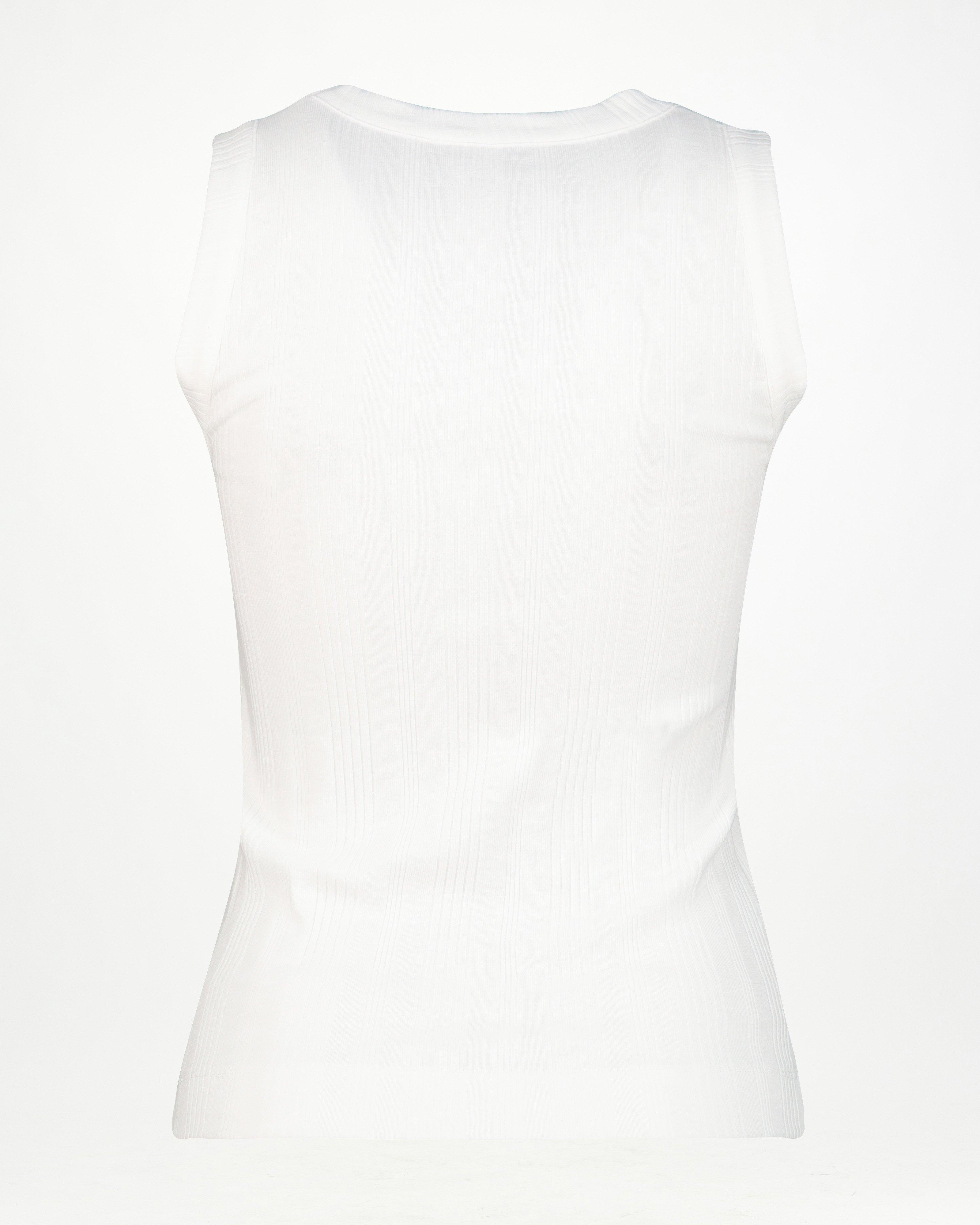 Rare Earth Women’s Porter Rib Vest -  White