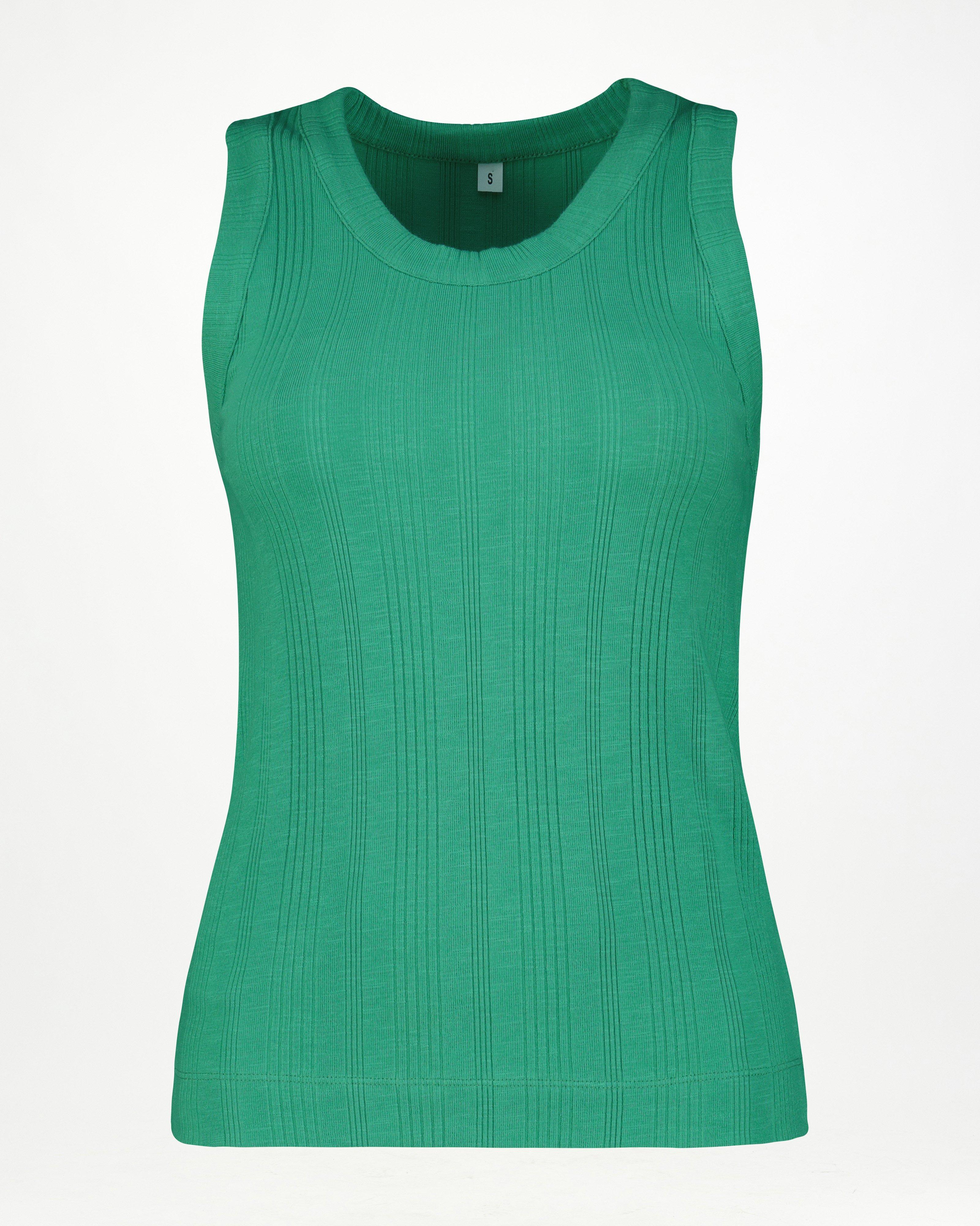 Rare Earth Women’s Porter Rib Vest -  Green