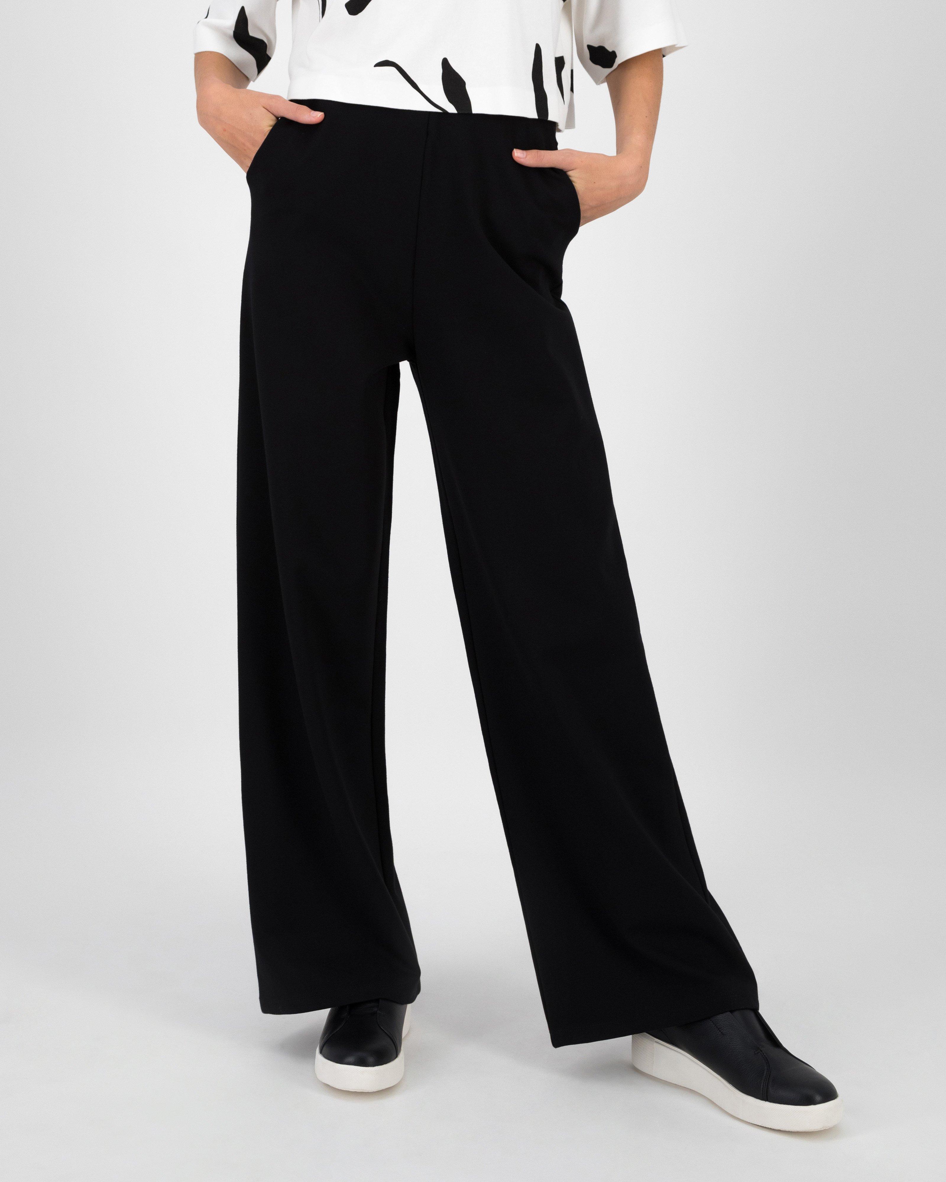 Ruby Ponte Pants -  Black