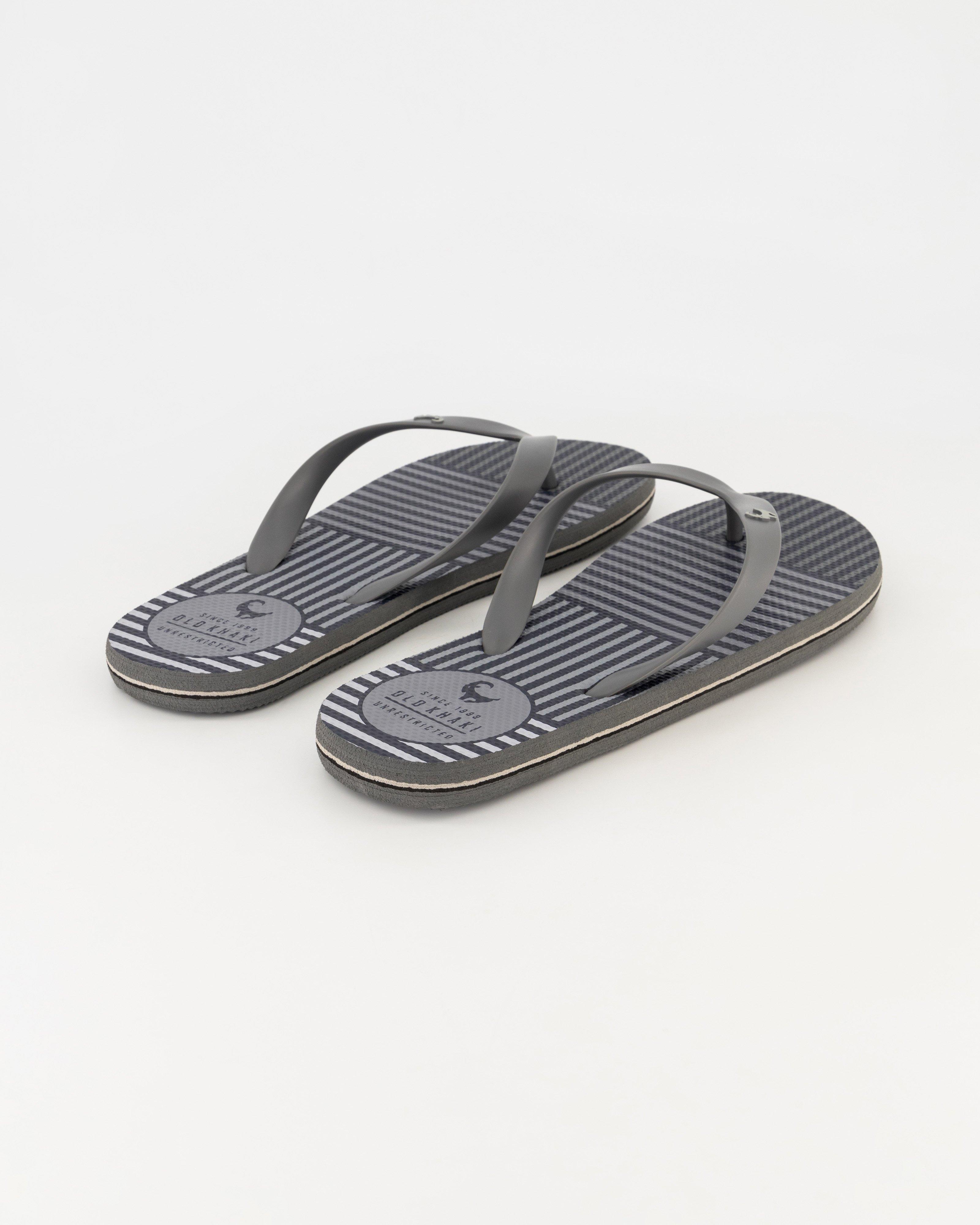 Old Khaki Men's Pacifico Flip Flops -  Grey